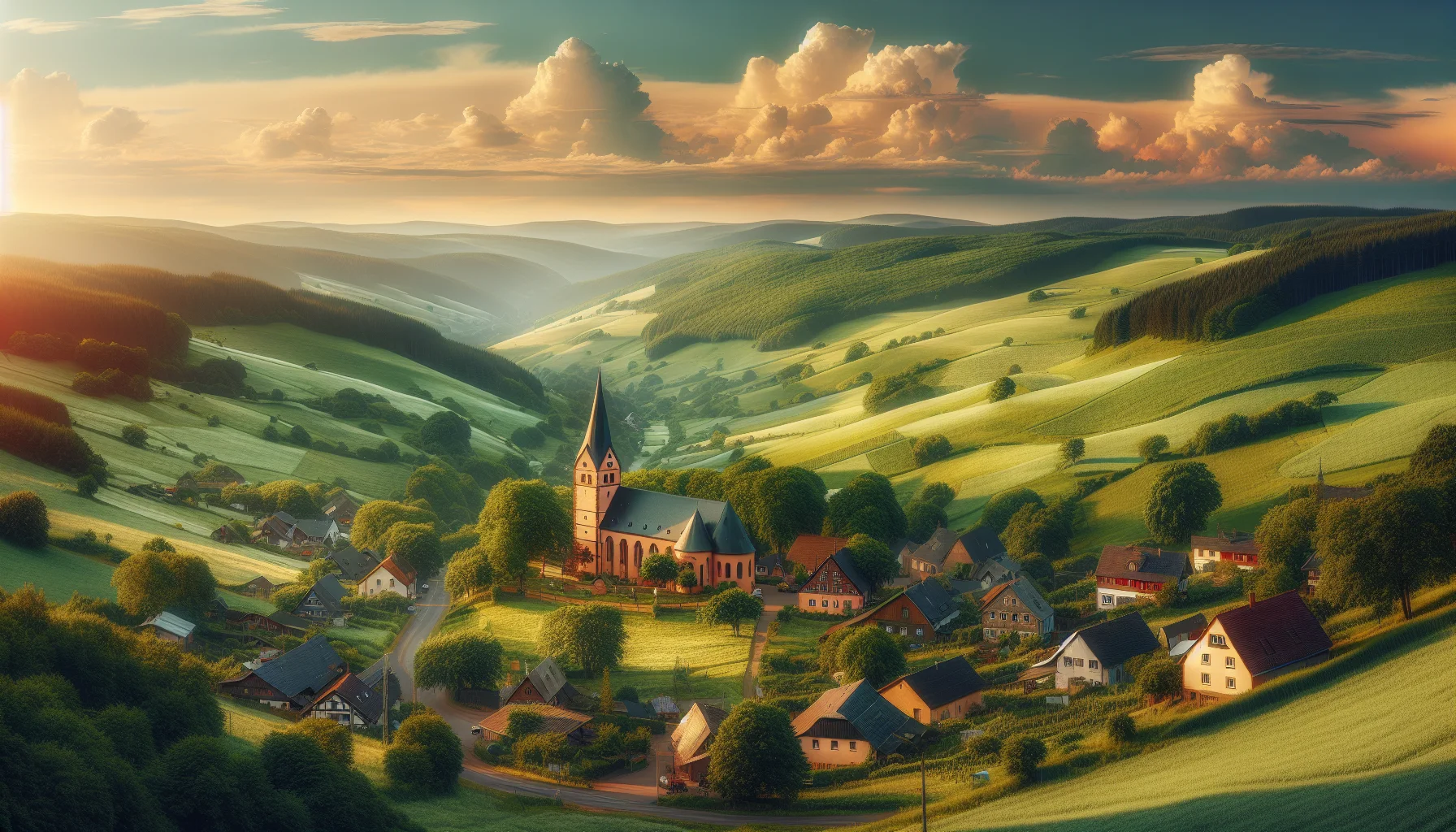 Stadtbild von Kalbach