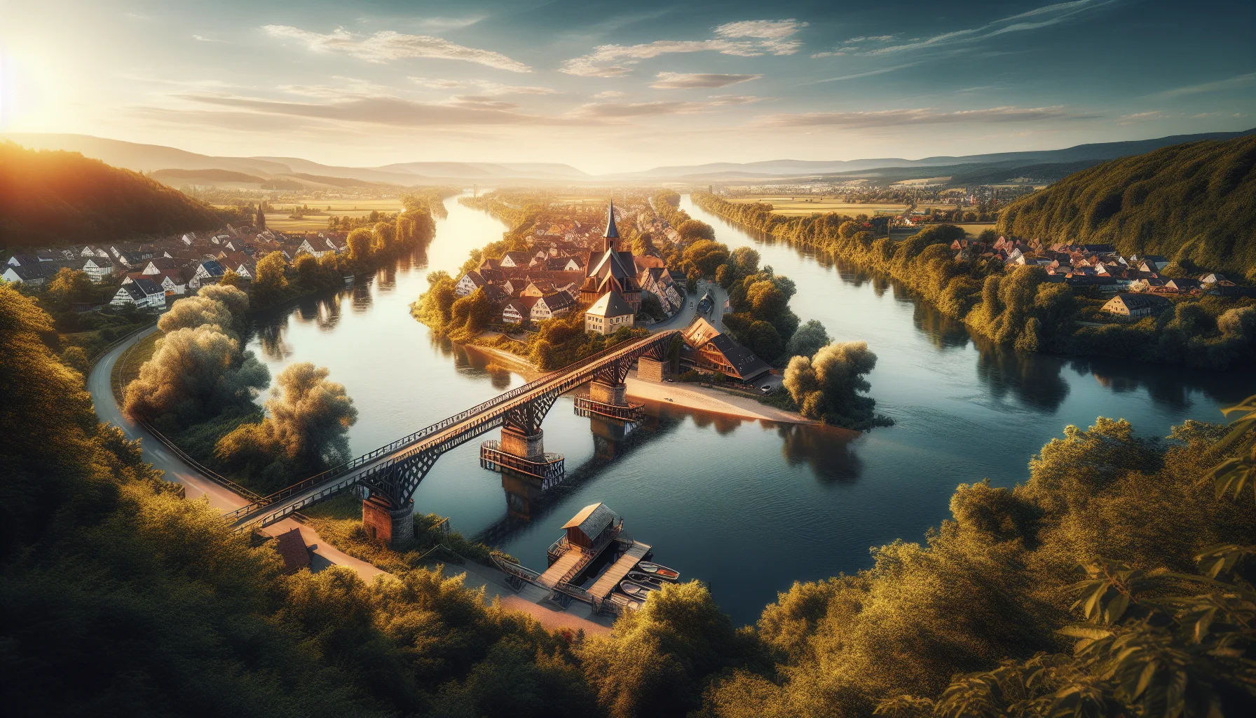 Stadtbild von Ketsch