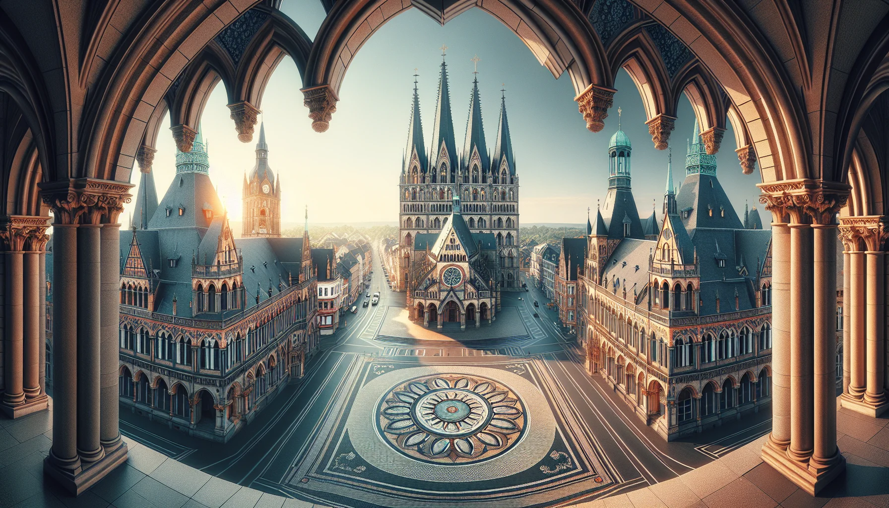 Stadtbild von Kevelaer