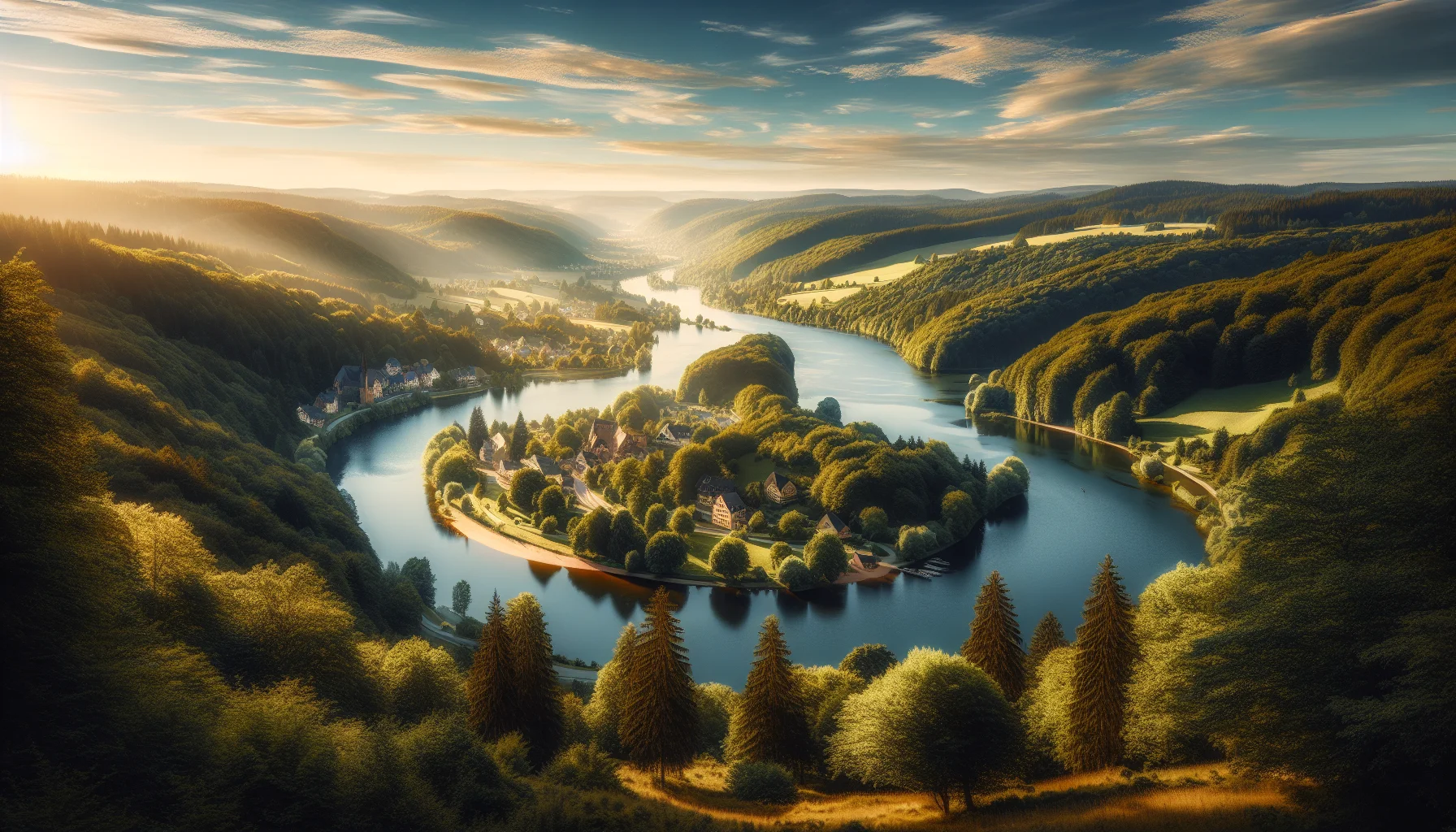 Stadtbild von Kirchentellinsfurt