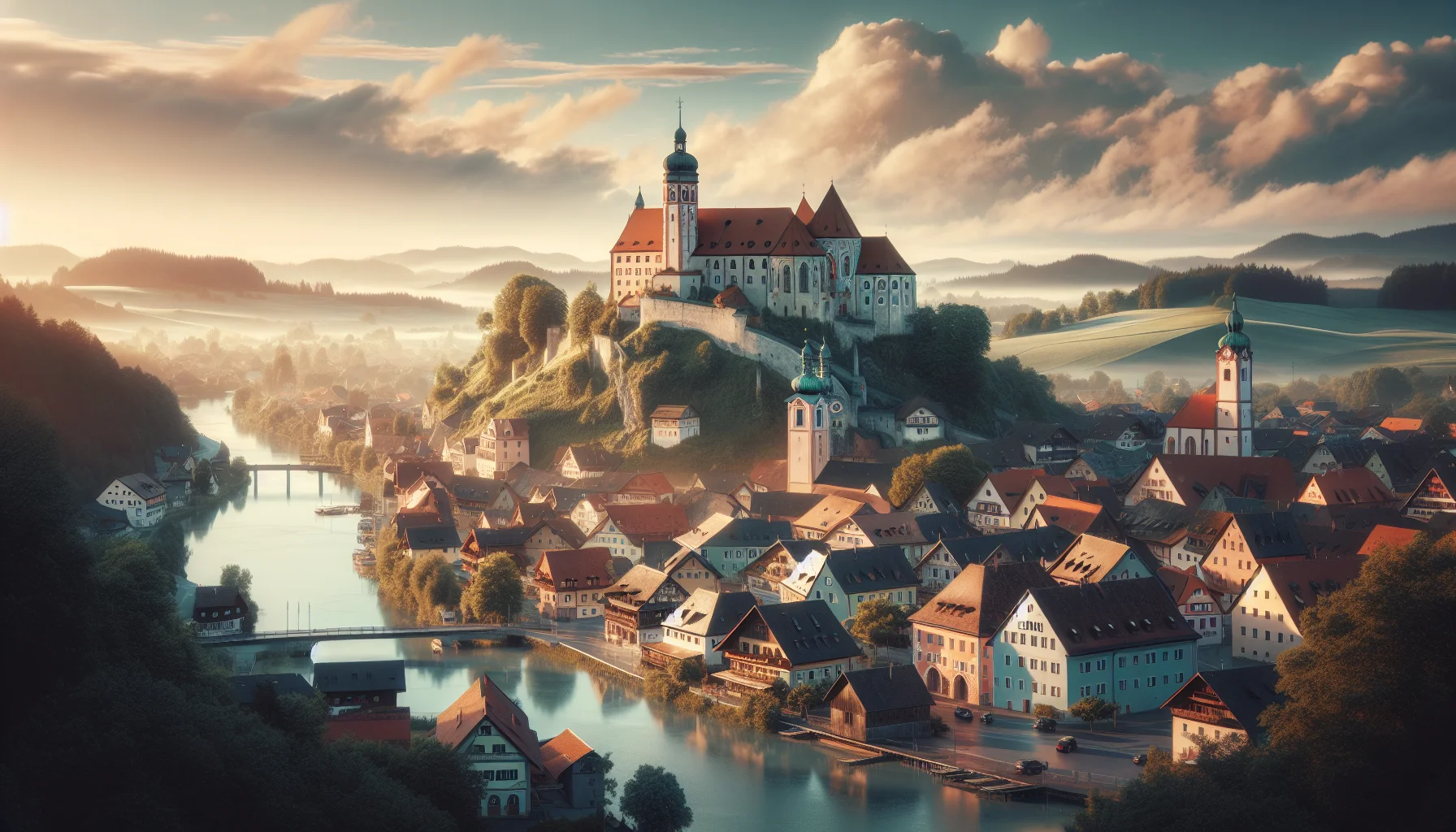 Stadtbild von Kissing