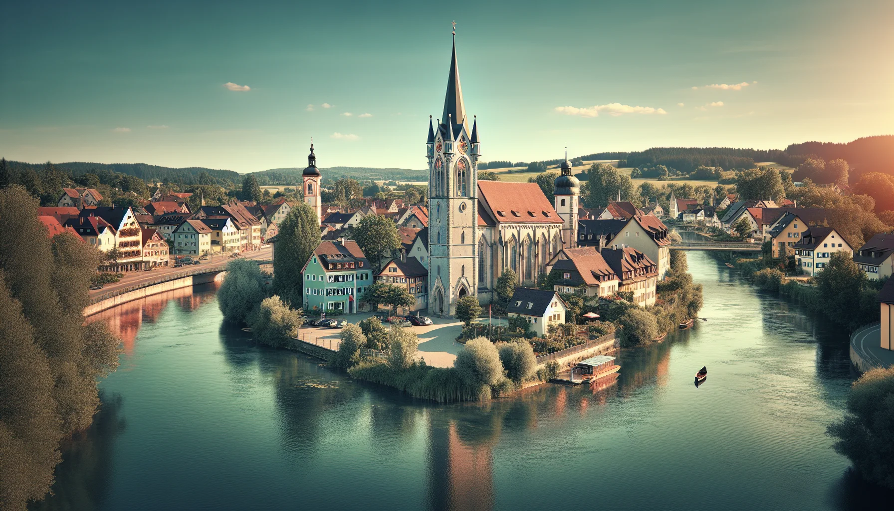 Stadtbild von Kleinostheim