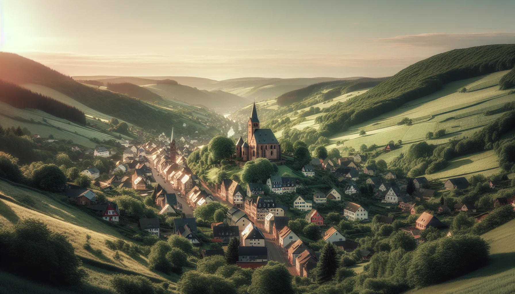 Stadtbild von Künzell