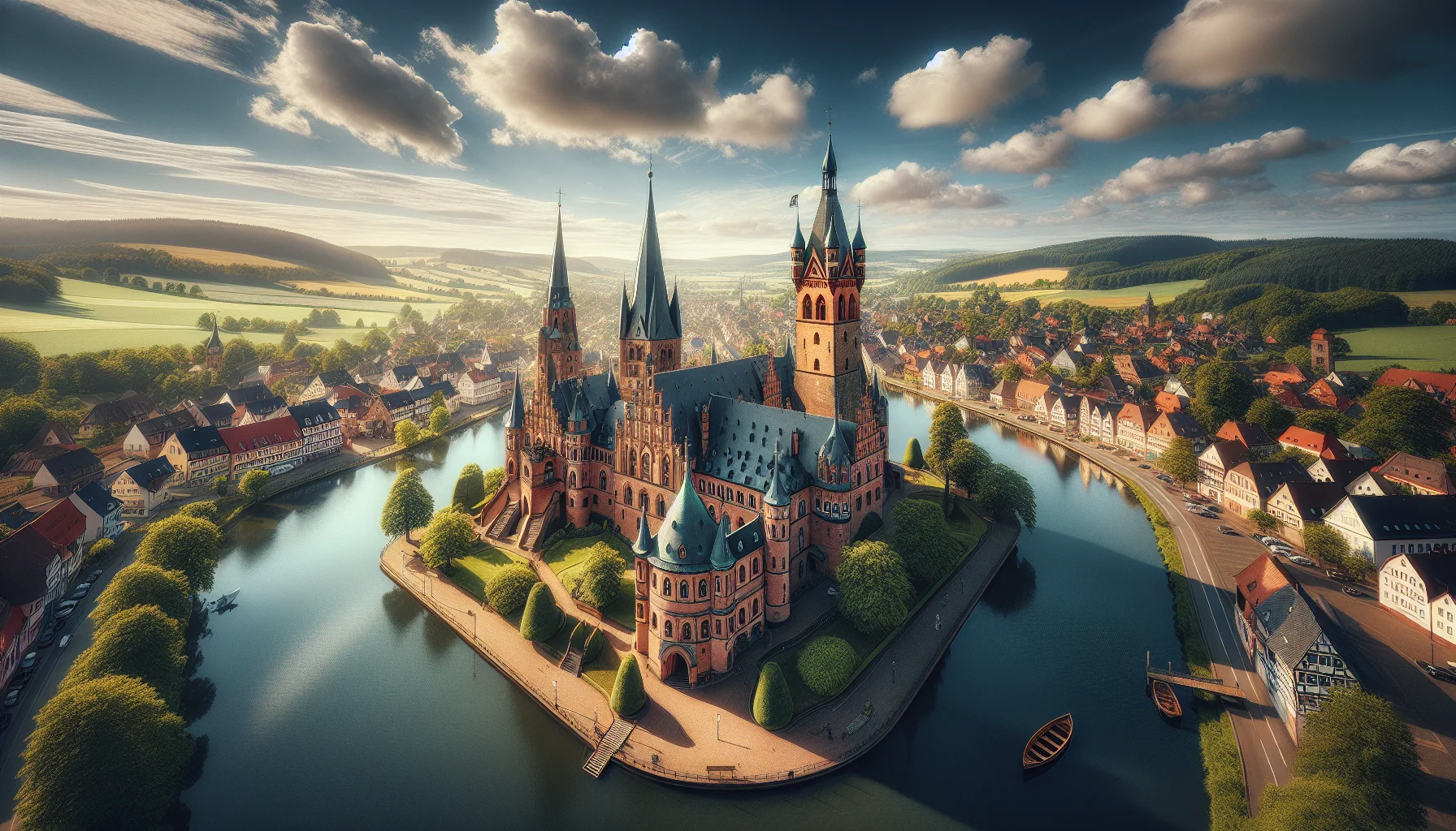 Stadtbild von Lauenau