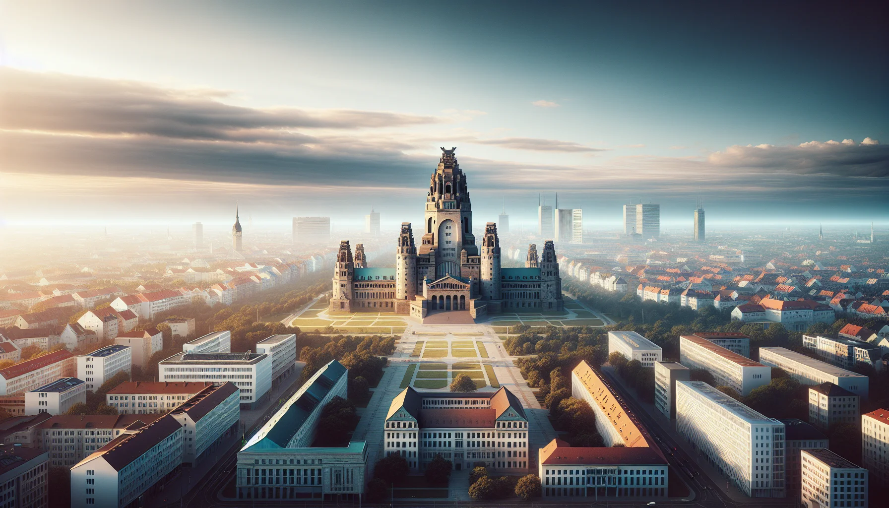 Stadtbild von Leipzig