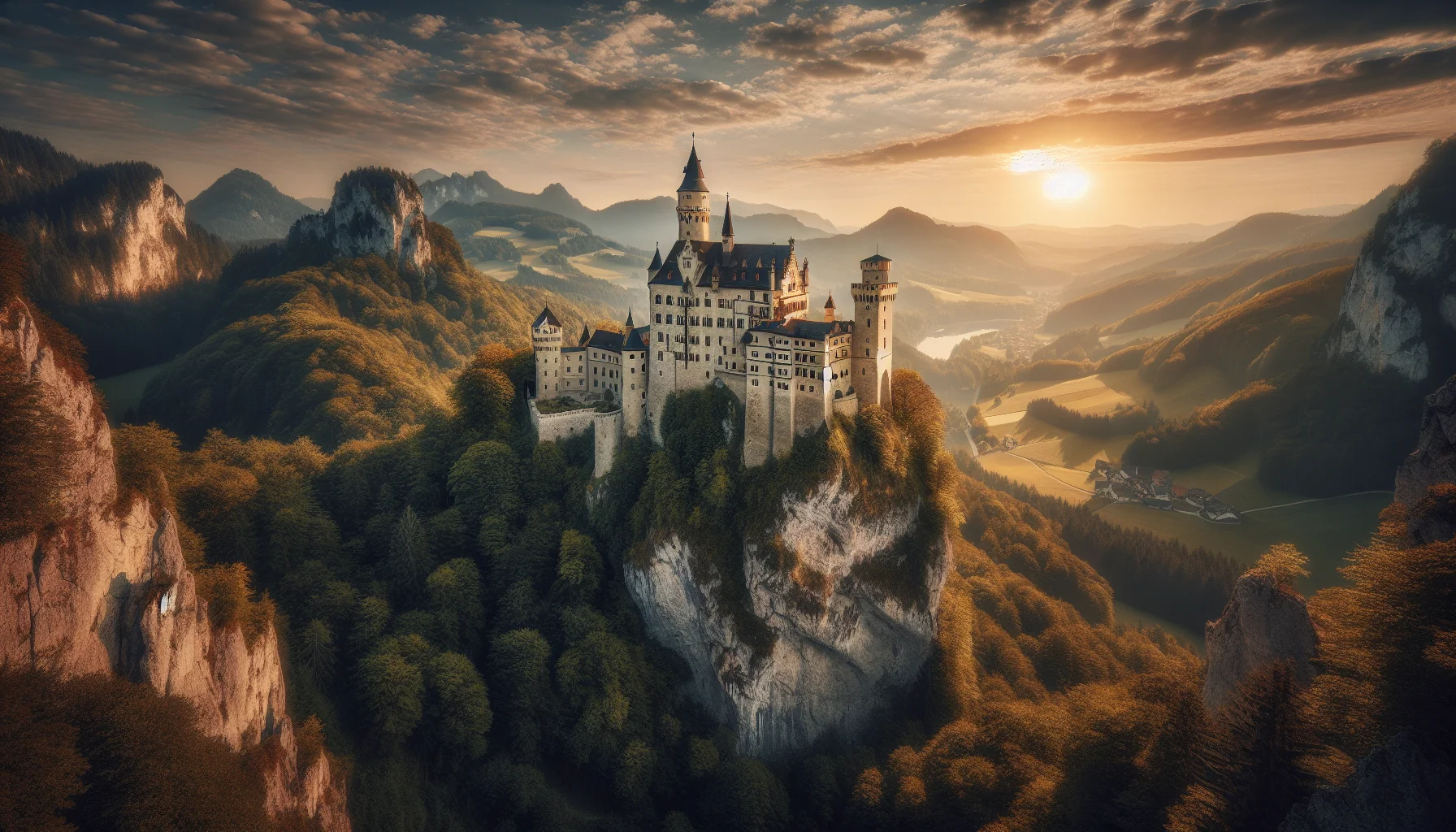 Stadtbild von Lichtenstein