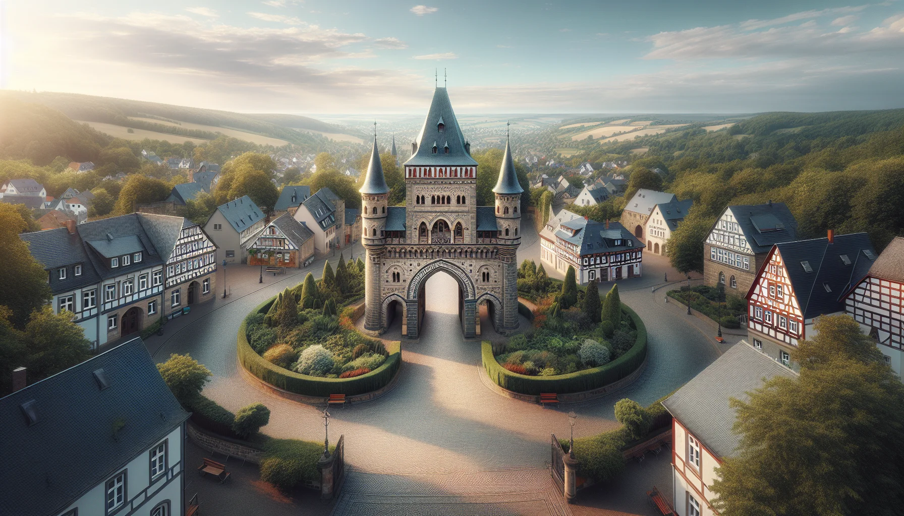 Stadtbild von Lorsch