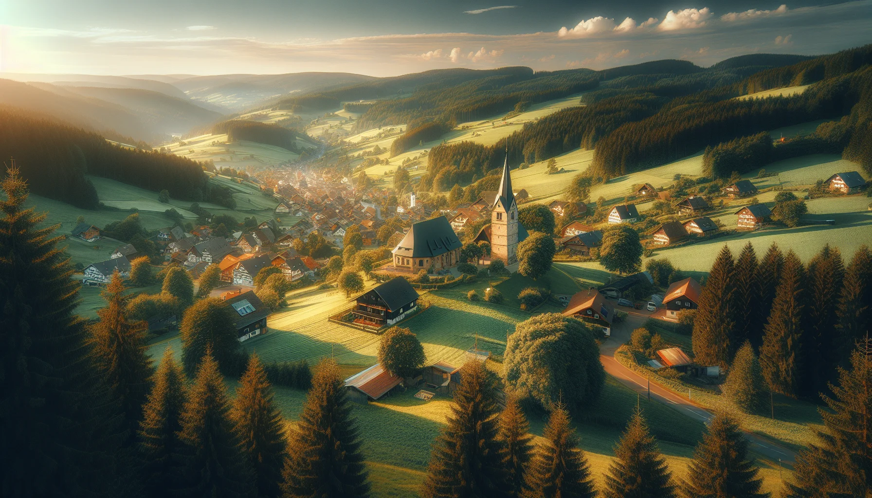 Stadtbild von Lützenhardt