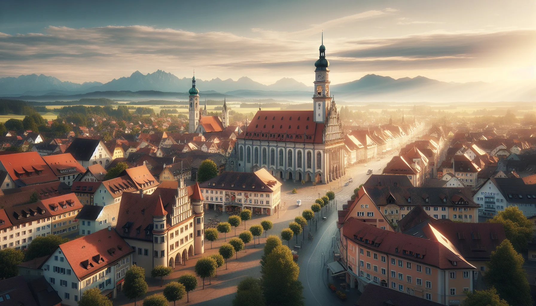 Stadtbild von Markt Schwaben