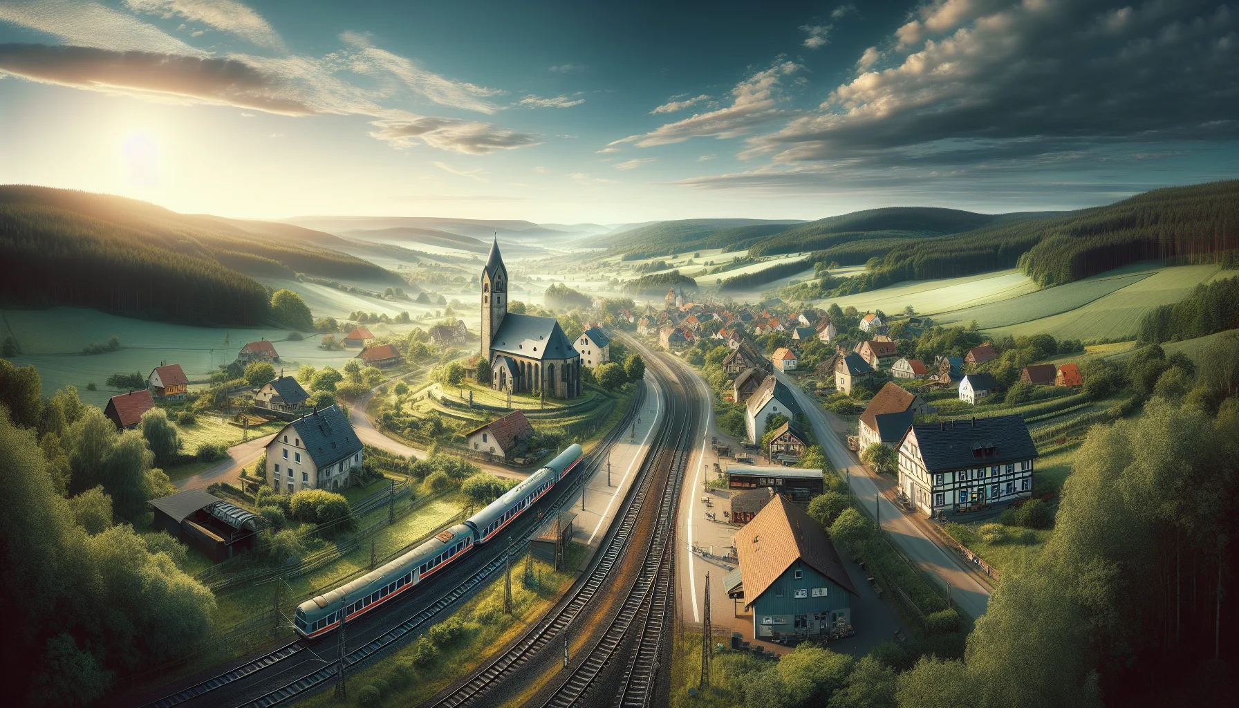 Stadtbild von Meckesheim