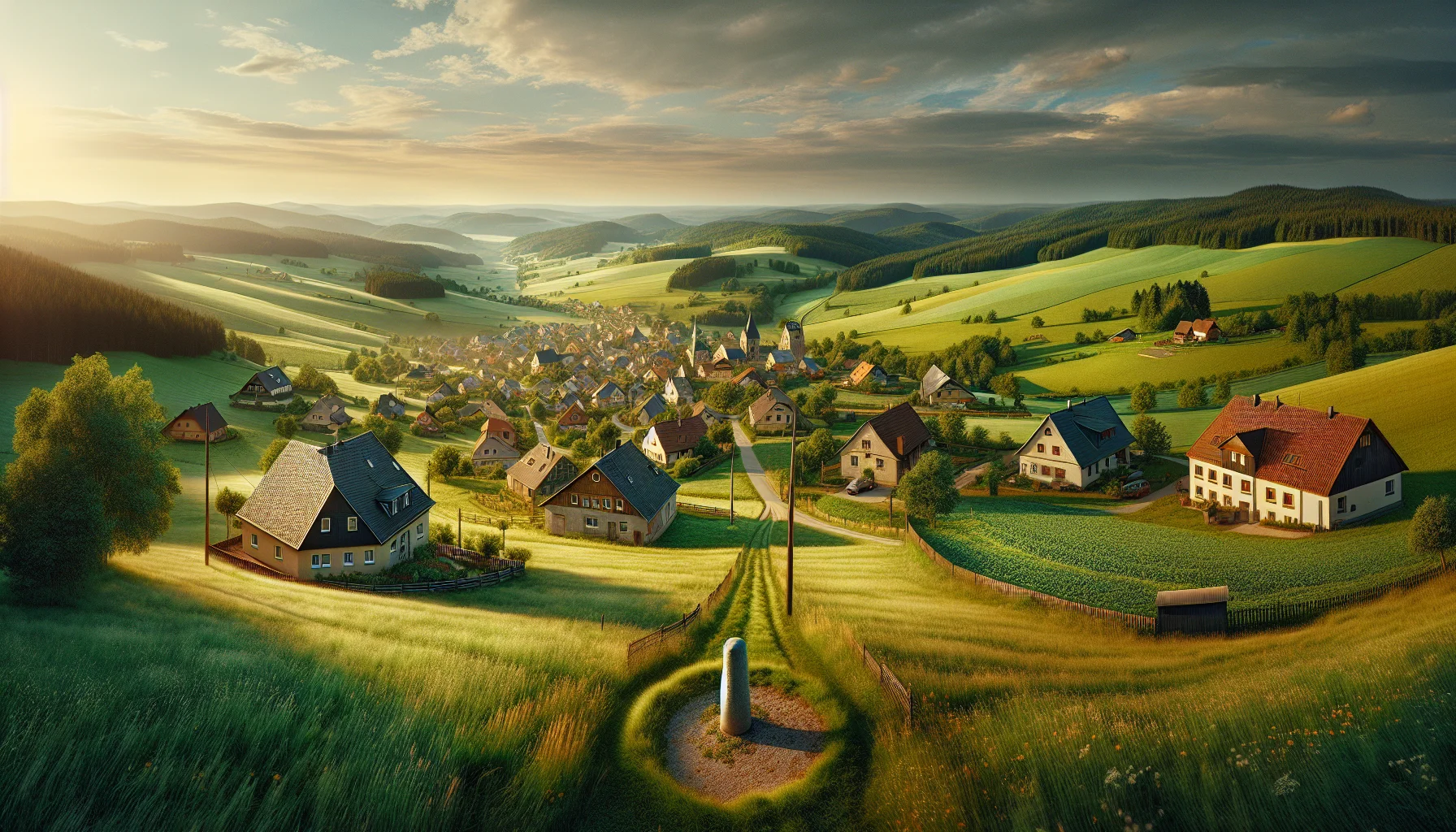 Stadtbild von Mücke