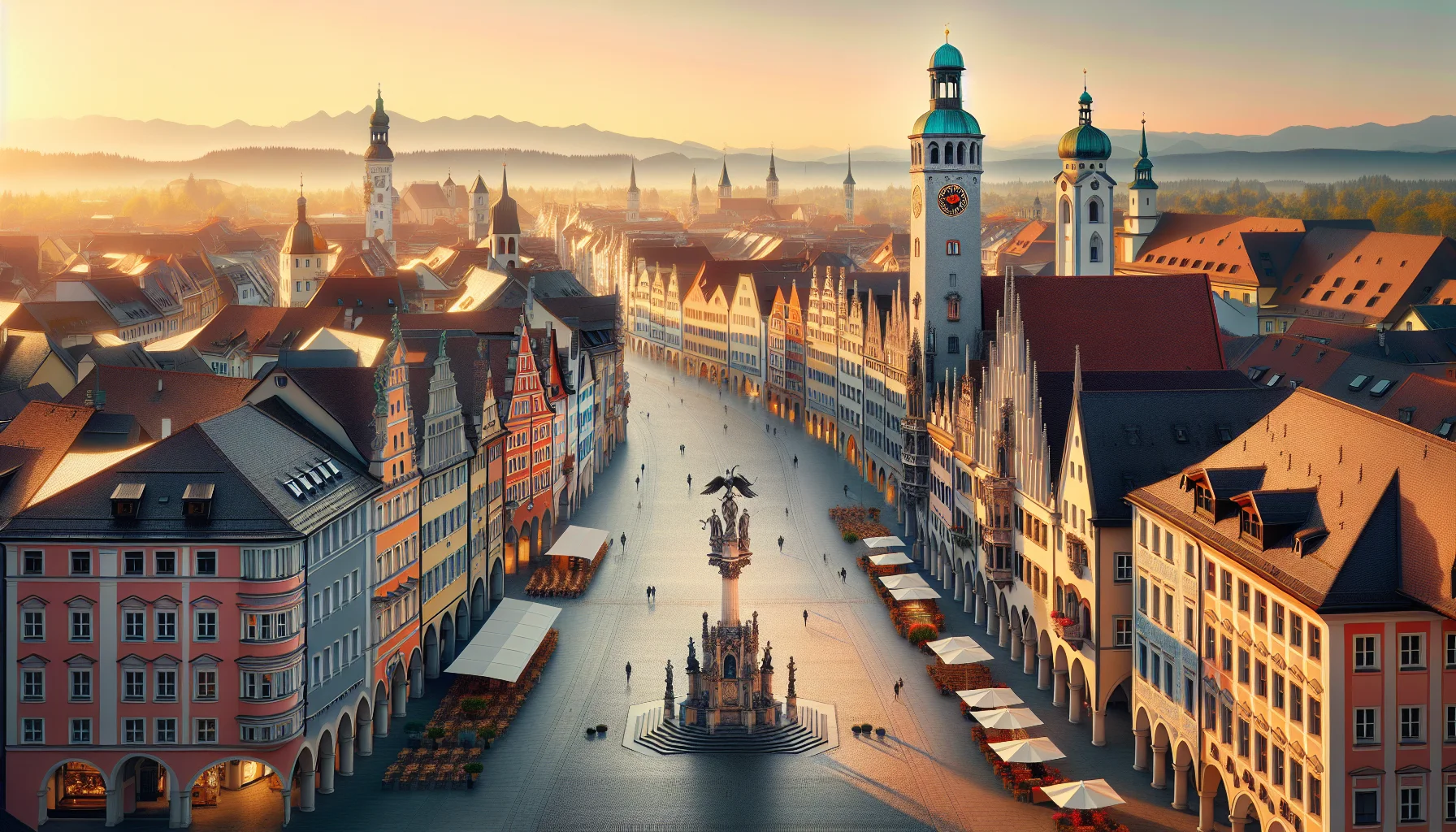 Stadtbild von Mühldorf am Inn