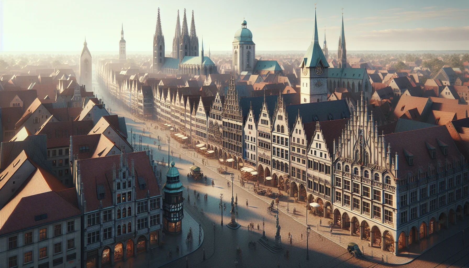 Stadtbild von Münster