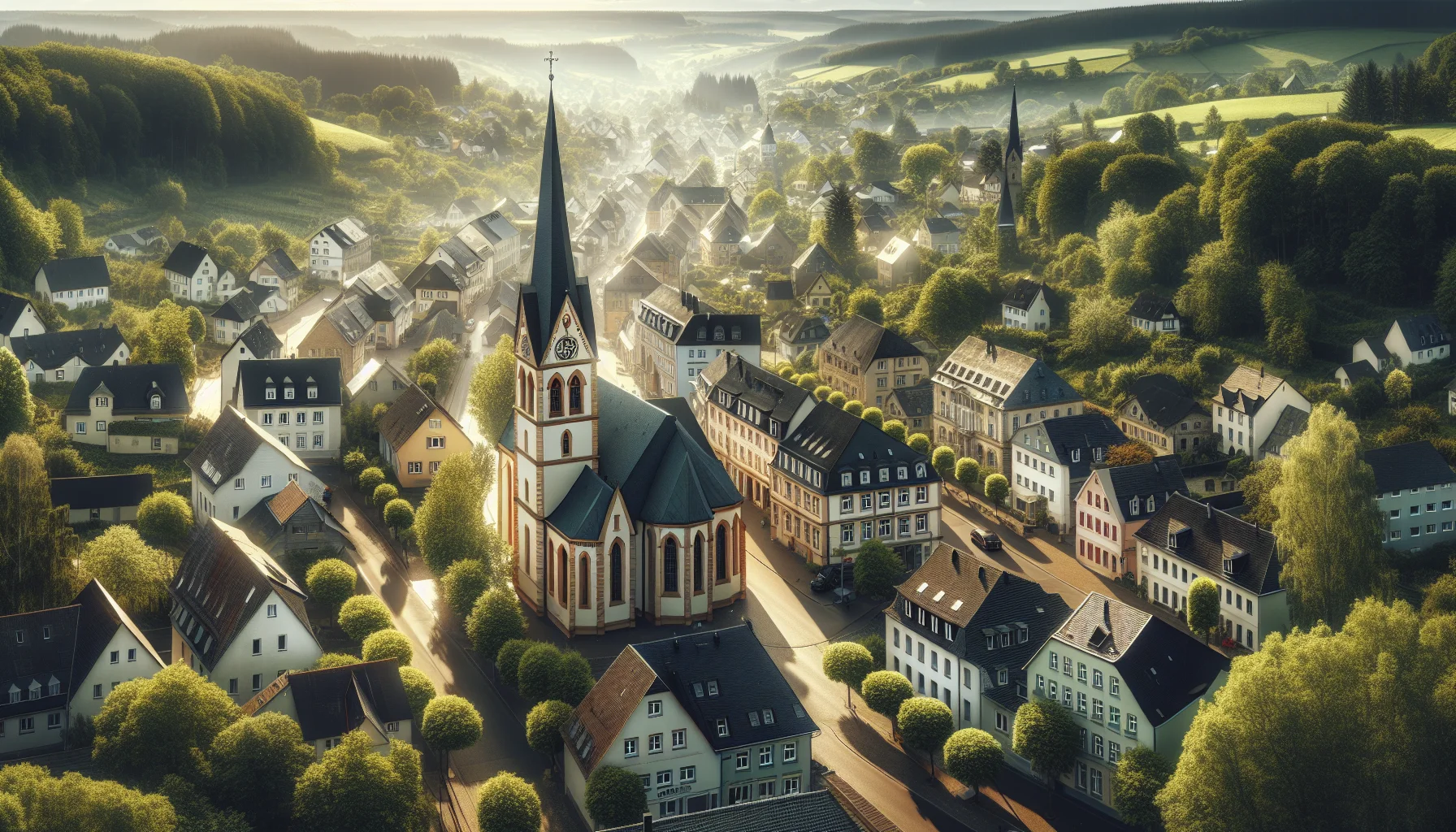 Stadtbild von Nastätten