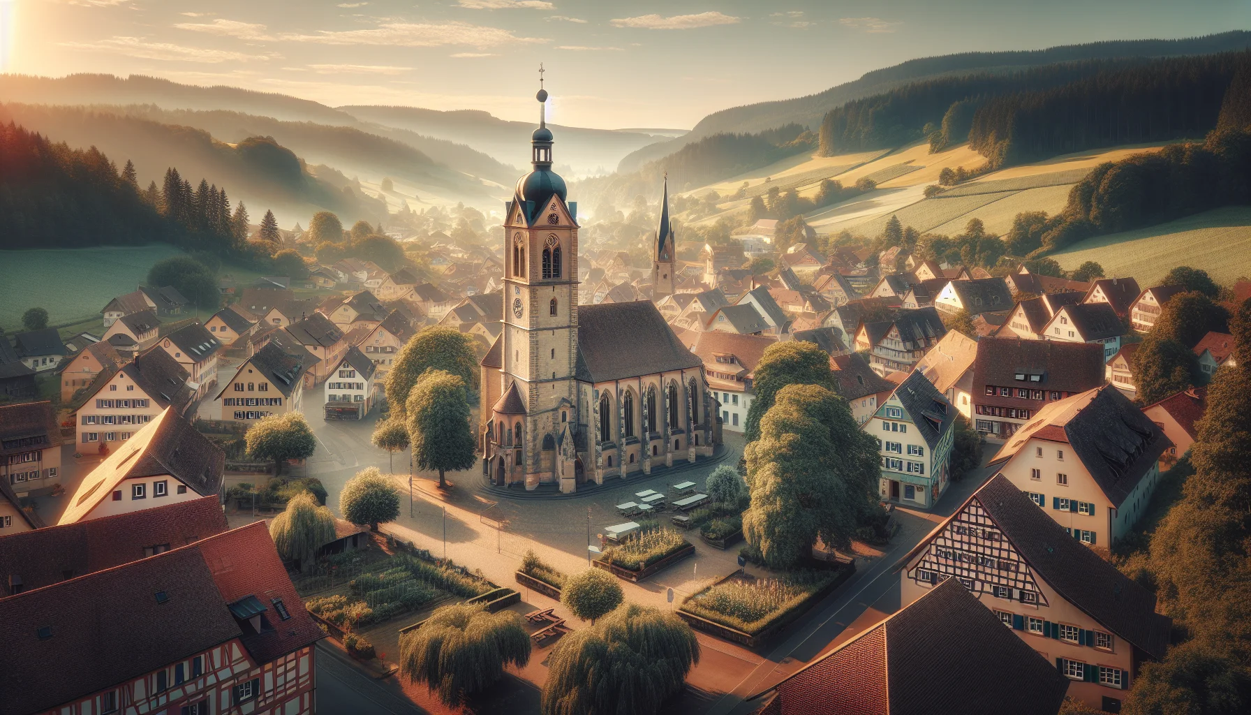 Stadtbild von Nufringen