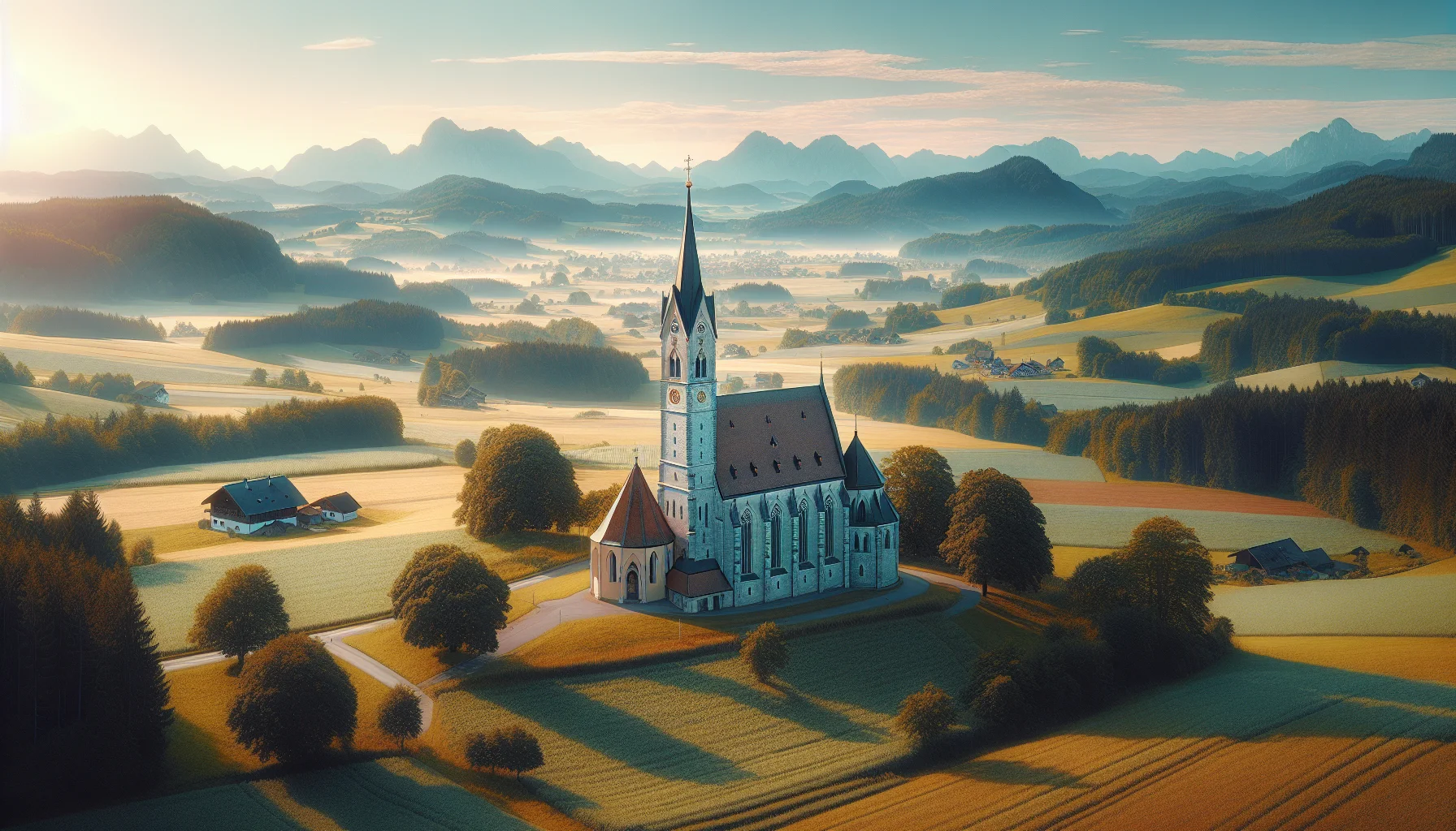 Stadtbild von Oberschneiding