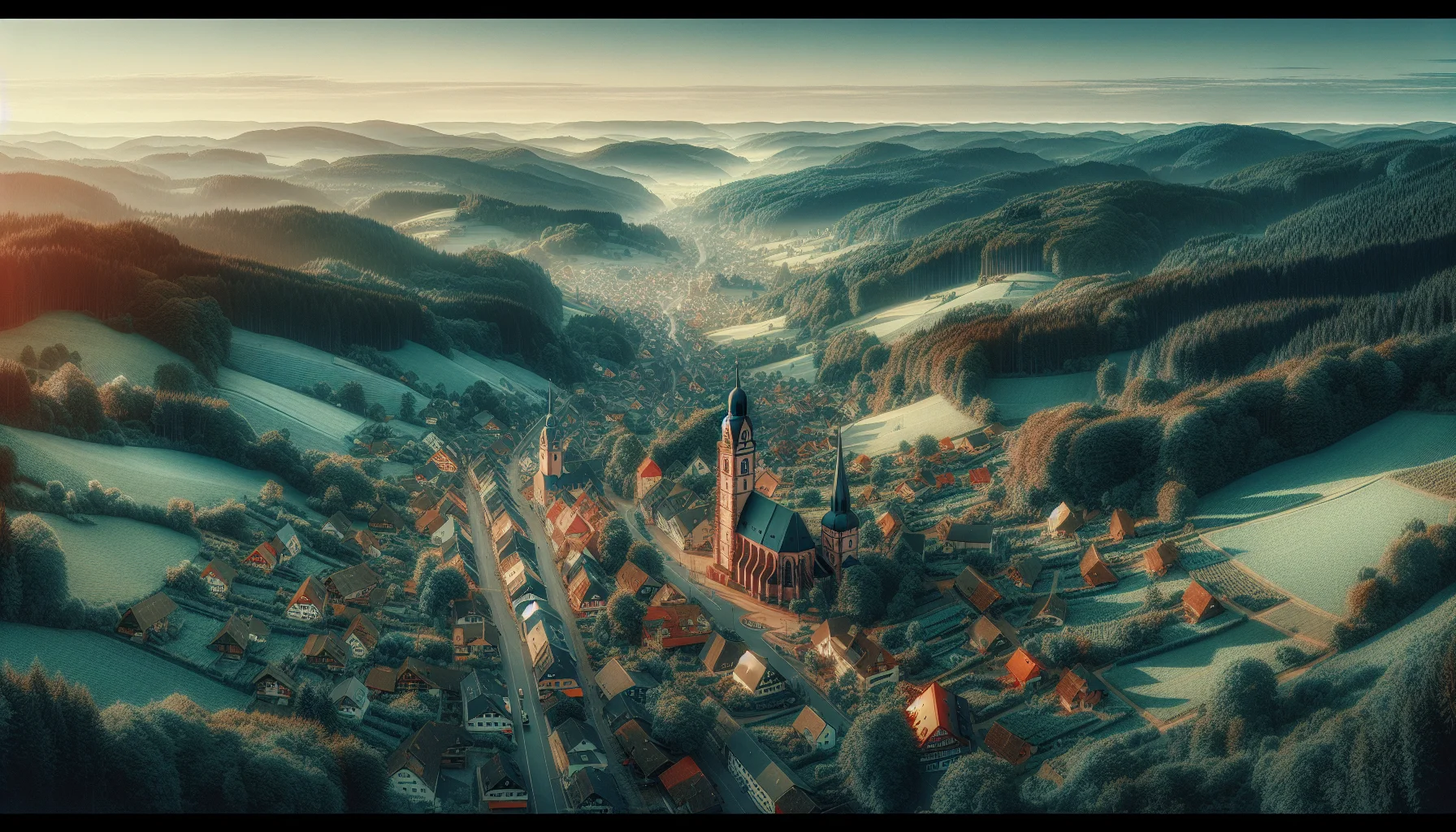 Stadtbild von Pfalzgrafenweiler