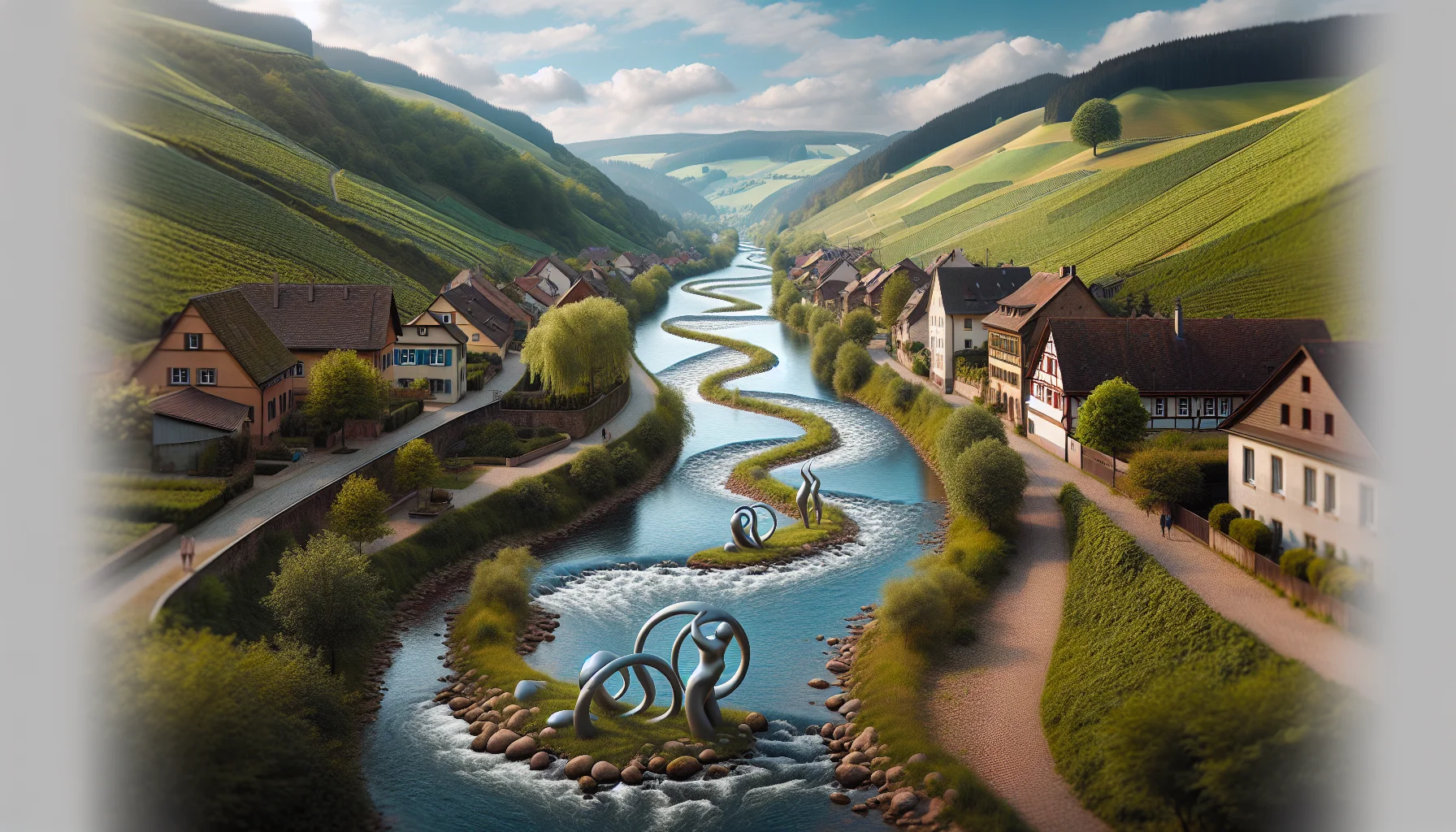 Stadtbild von Pfinztal