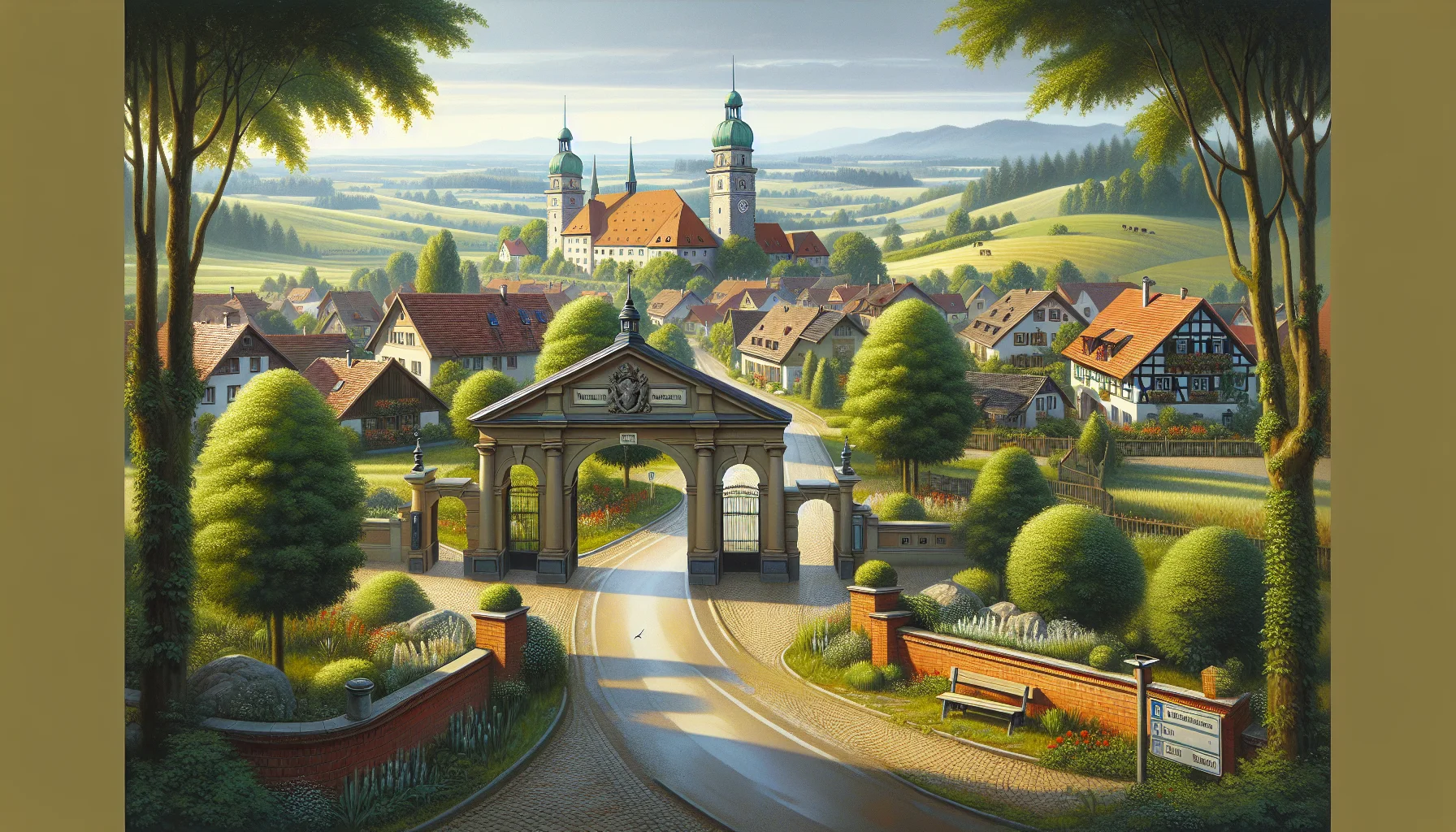 Stadtbild von Reisbach