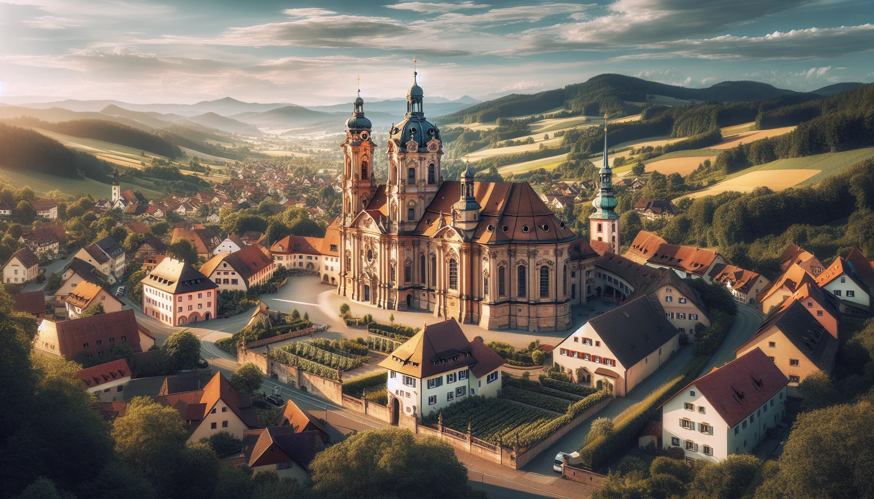 Stadtbild von Rot an der Rot