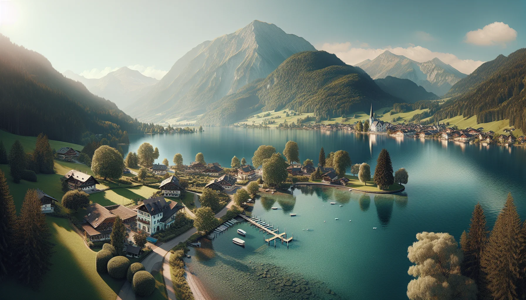 Stadtbild von Rottach-Egern