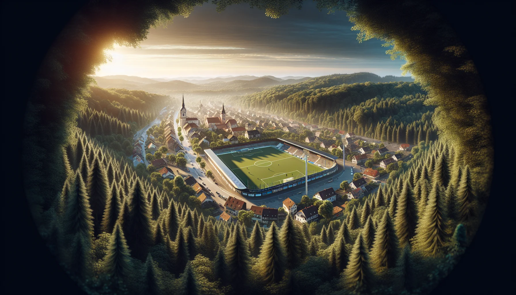 Stadtbild von Sandhausen