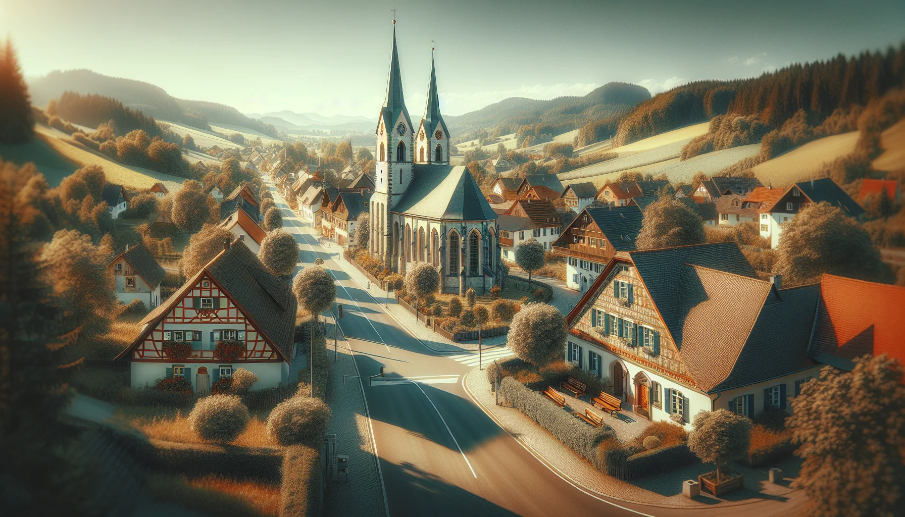 Stadtbild von Schwendi