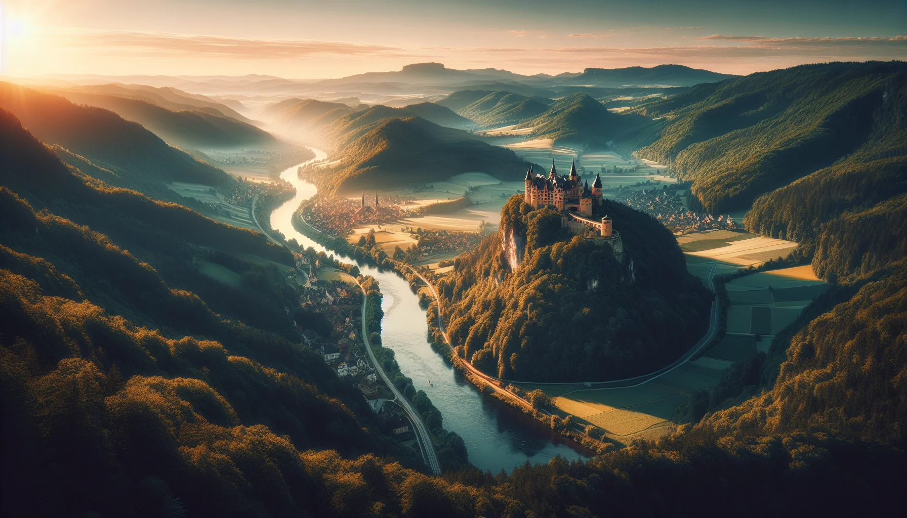 Stadtbild von Starzach