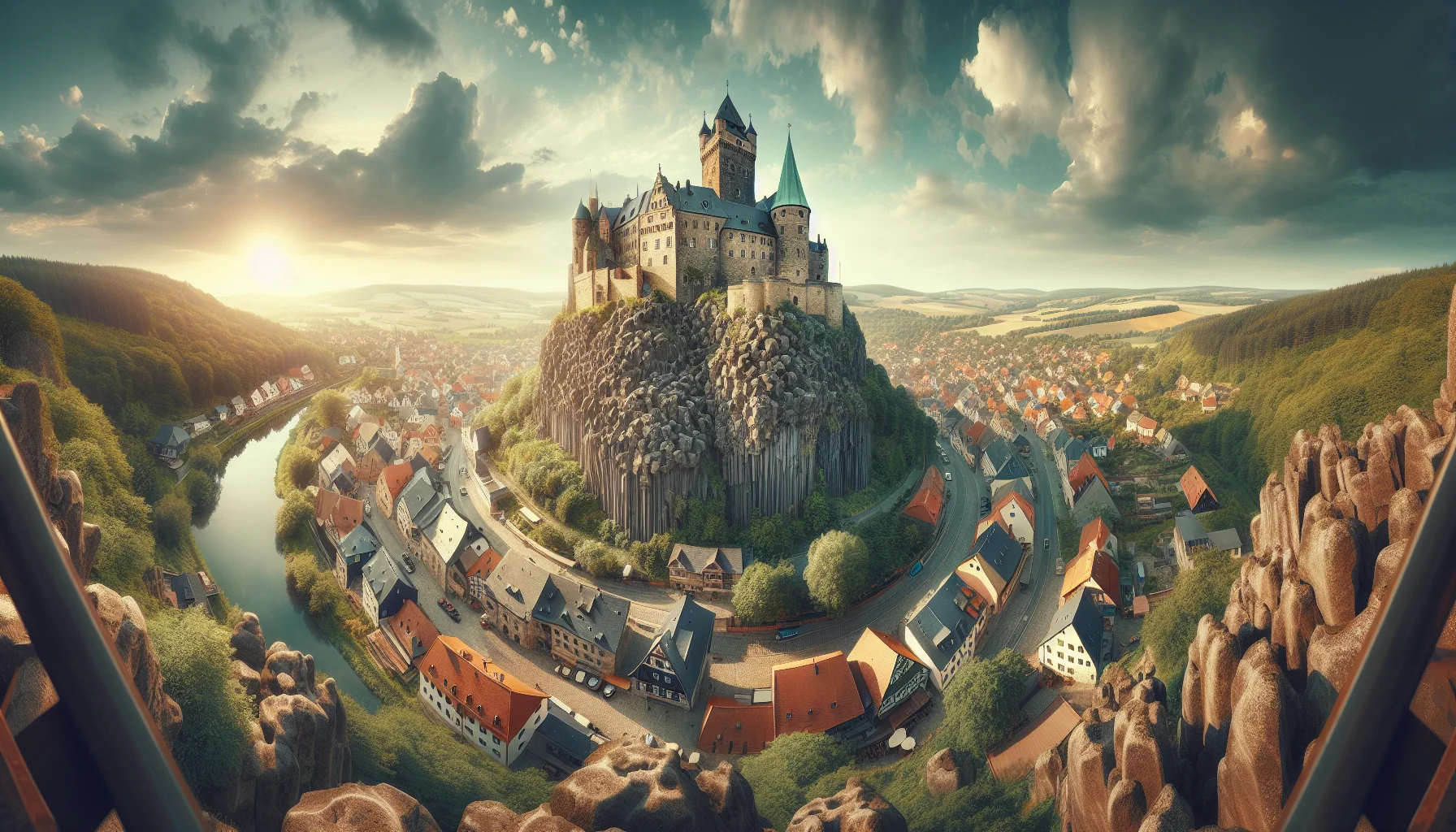 Stadtbild von Stolpen