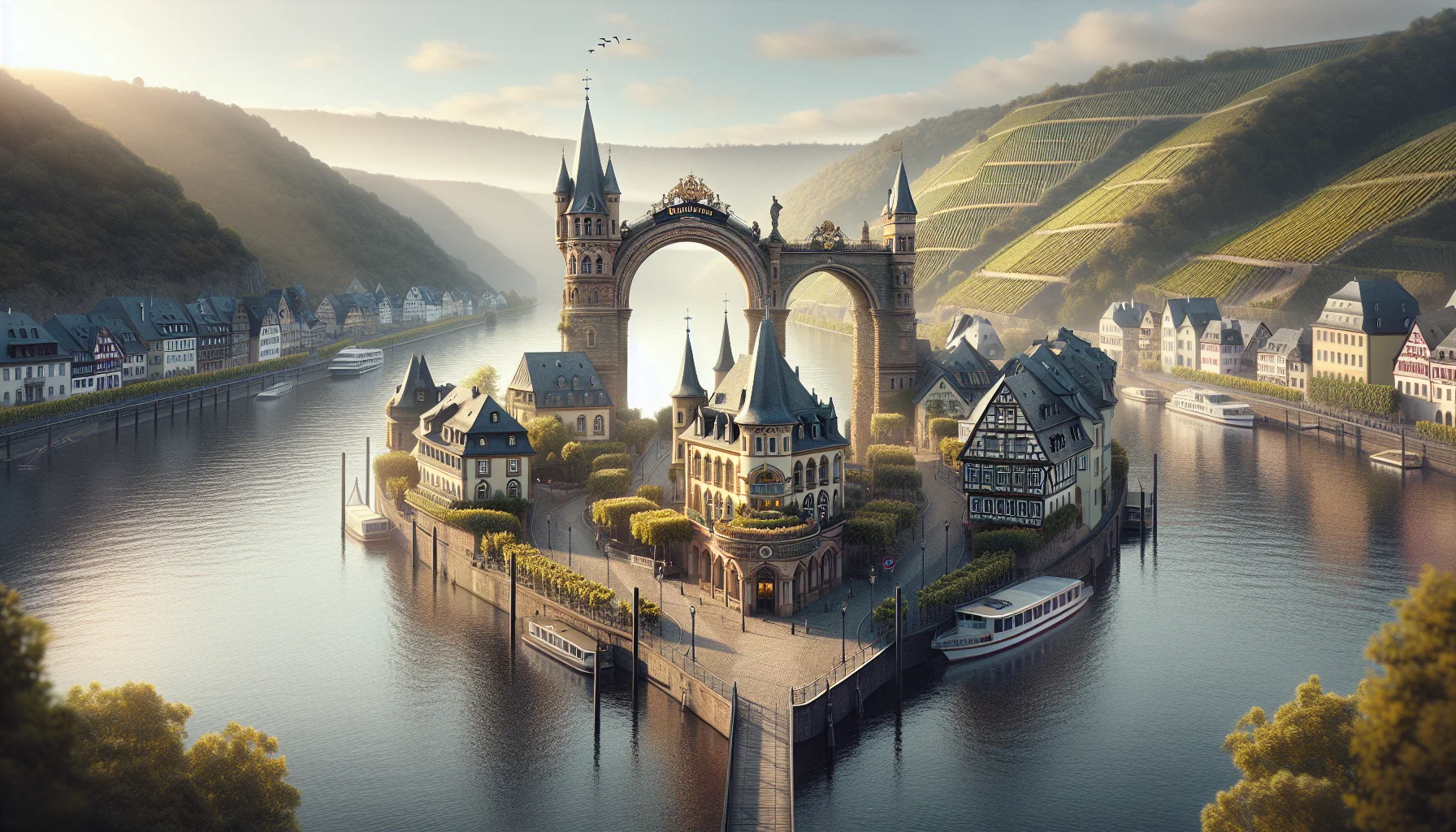 Stadtbild von Traben-Trarbach