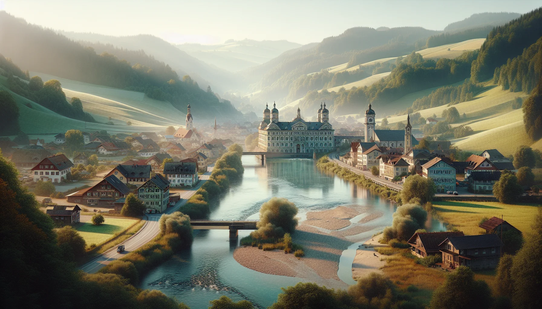 Stadtbild von Unterwellenborn