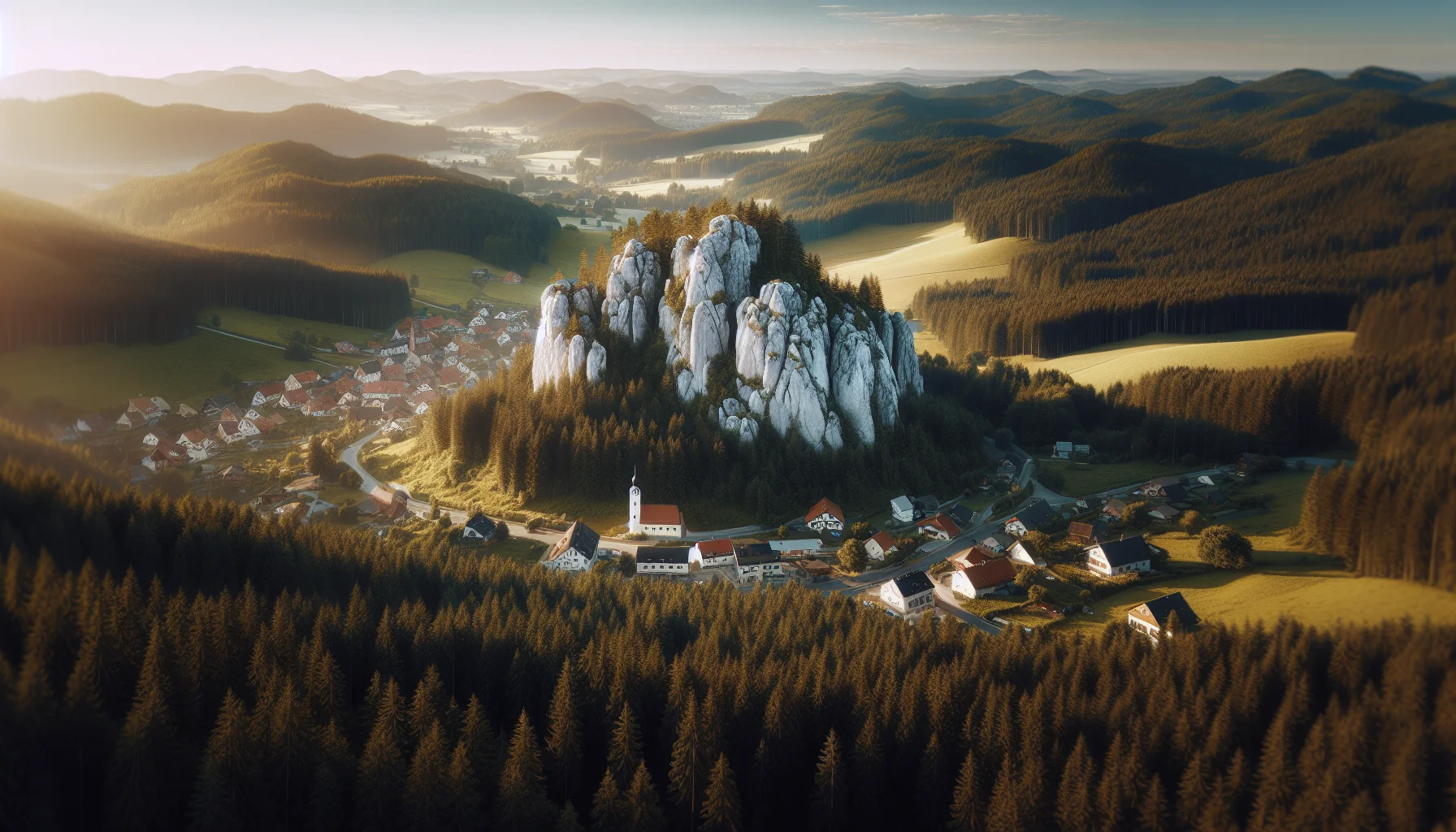 Stadtbild von Viechtach