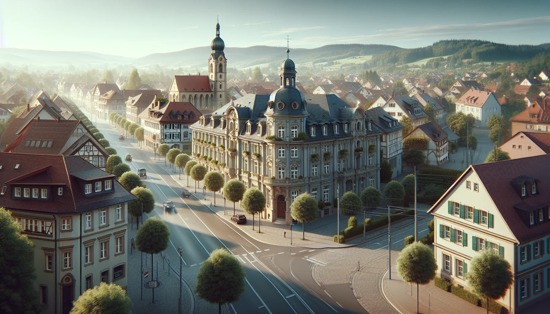 Stadtbild von Walldorf