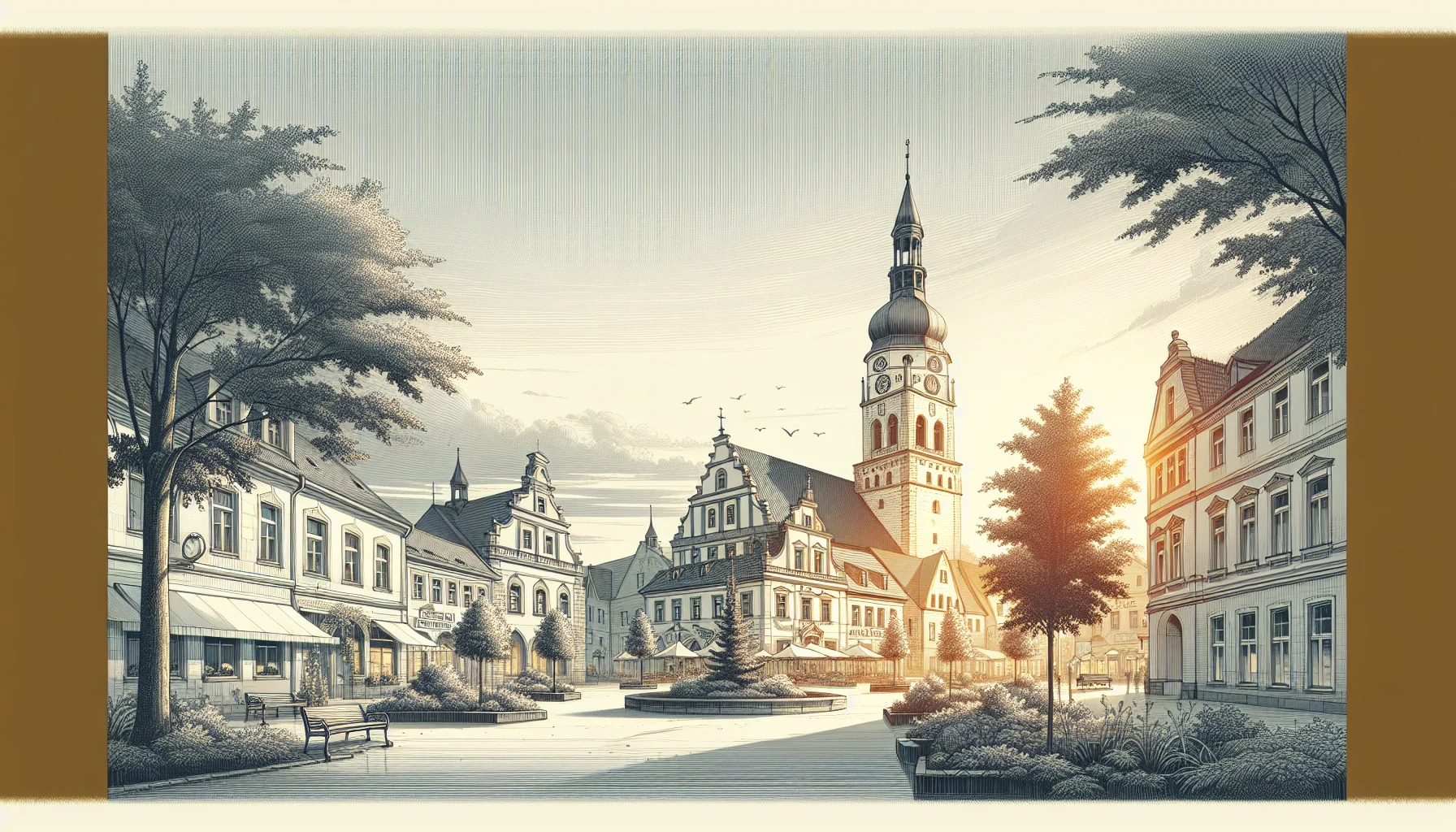 Stadtbild von Wardenburg