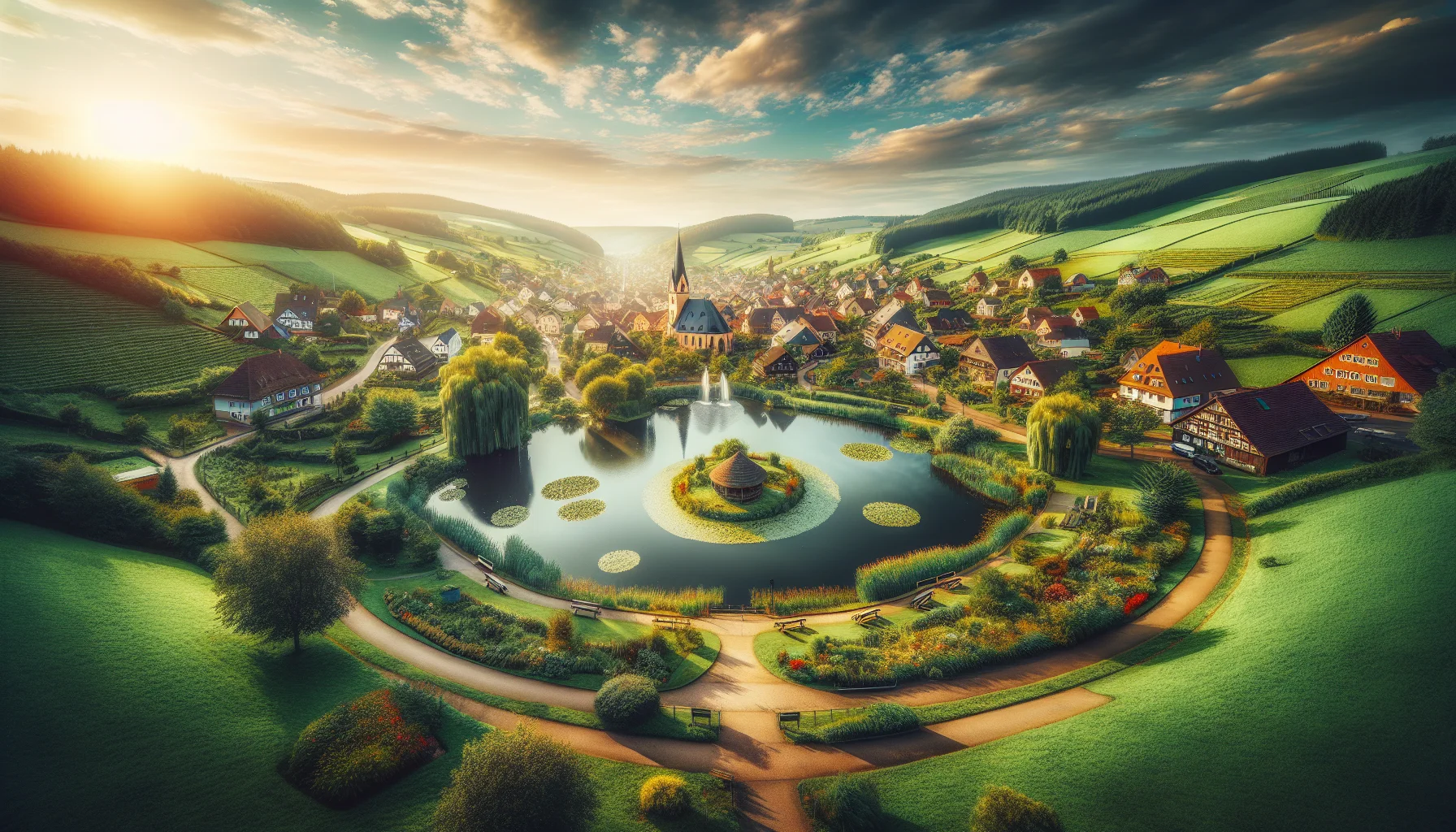 Stadtbild von Weilerbach