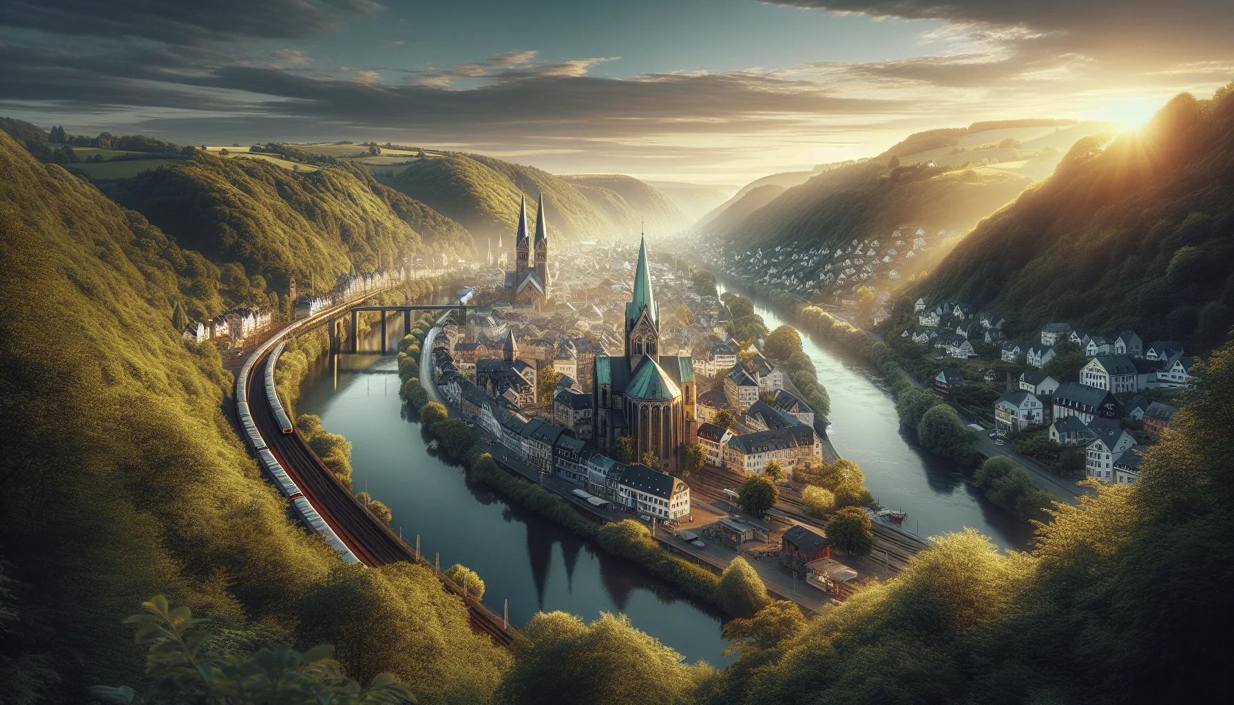 Stadtbild von Werdohl