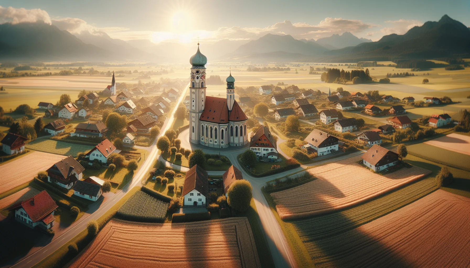 Stadtbild von Wessiszell