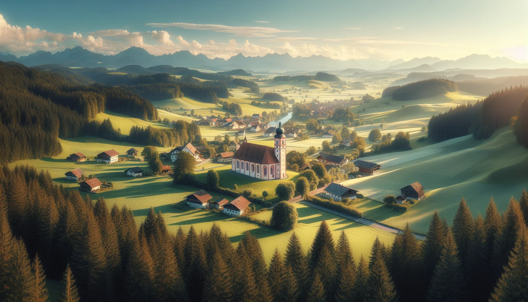 Stadtbild von Westendorf