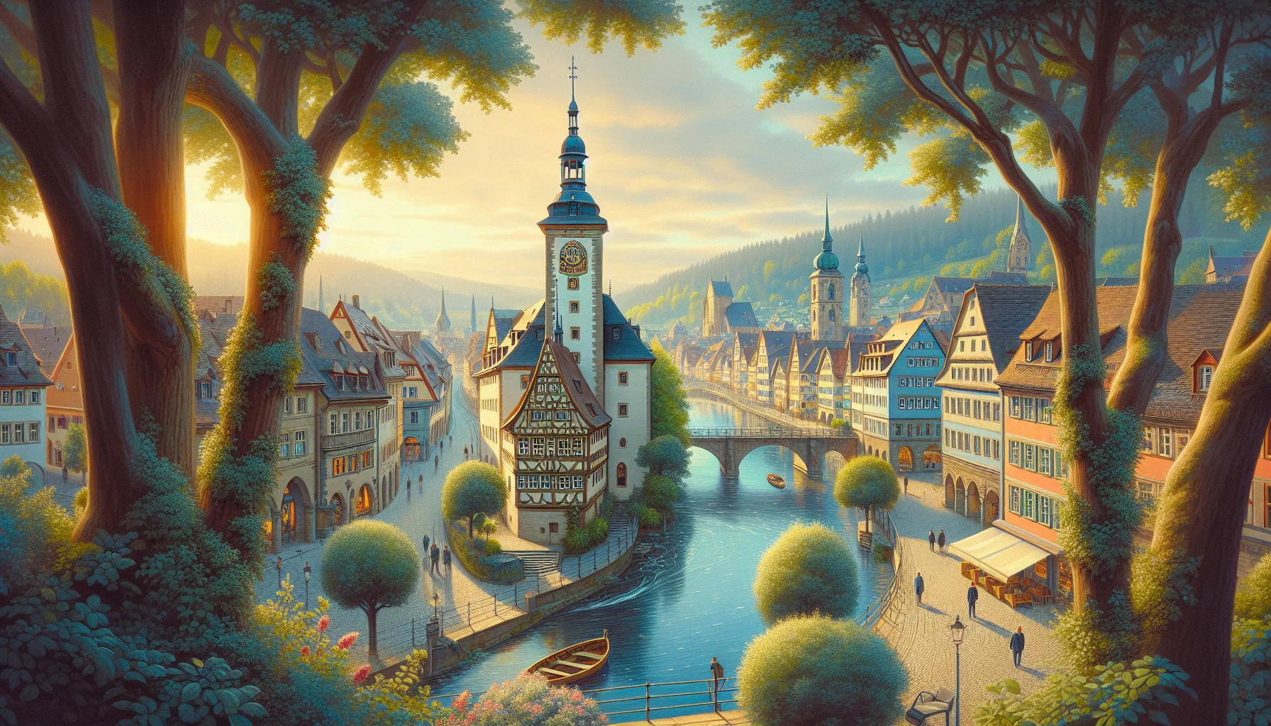 Stadtbild von Widdern