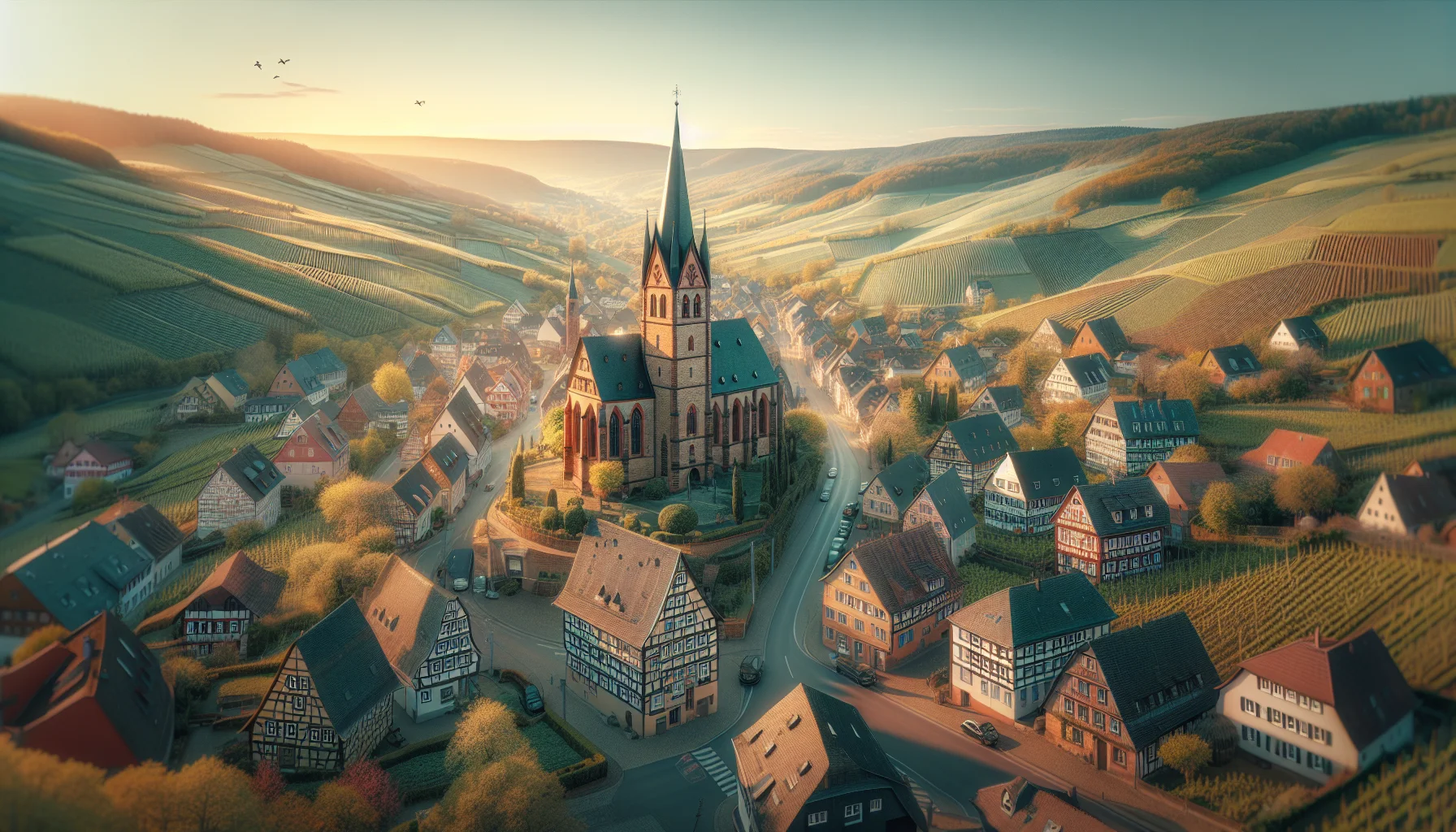 Stadtbild von Winden