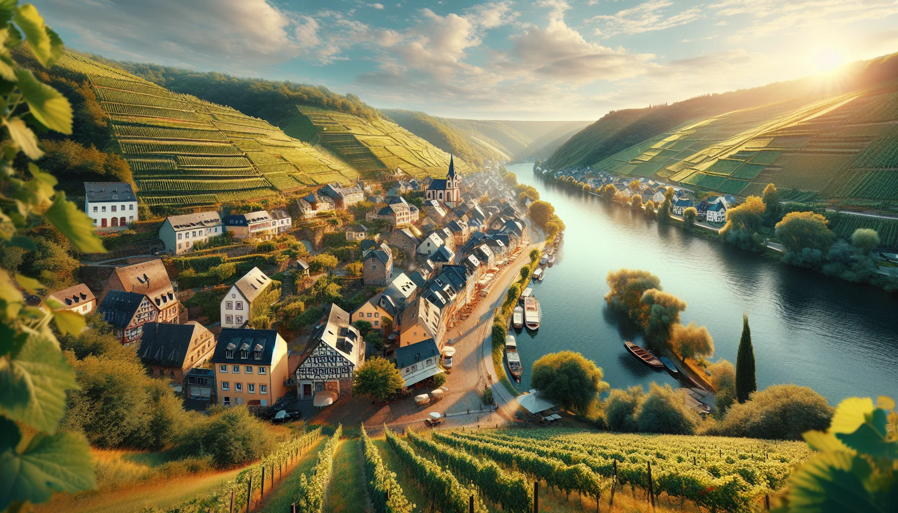 Stadtbild von Winningen