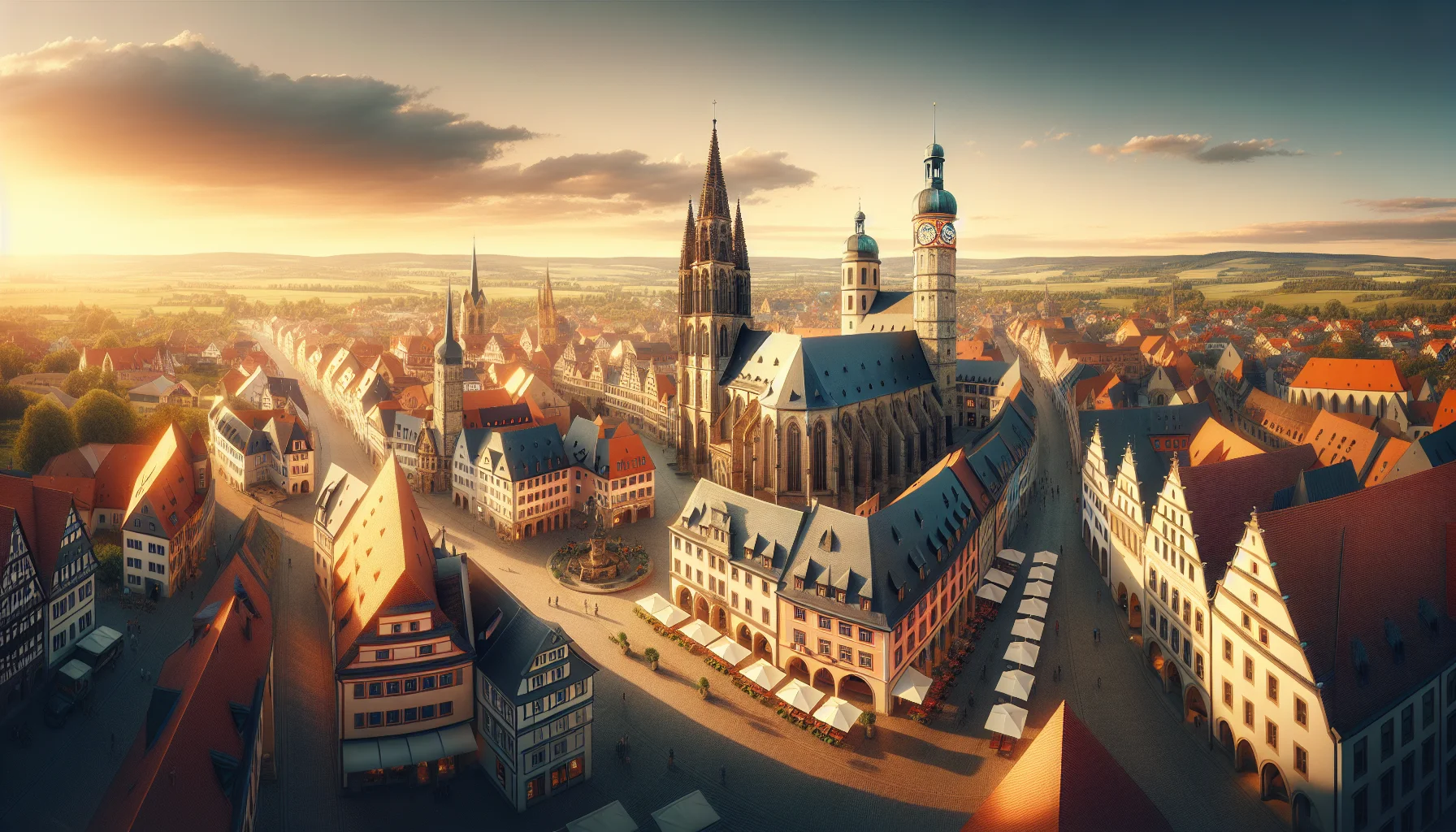 Stadtbild von Wittenberg