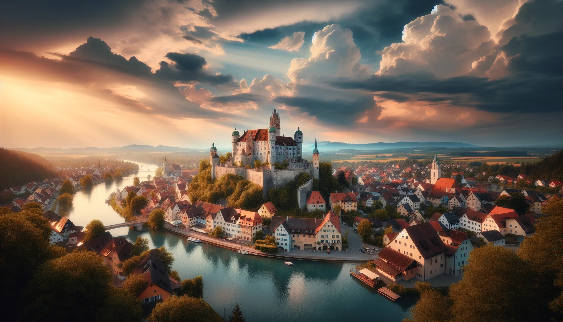 Stadtbild von Wörth