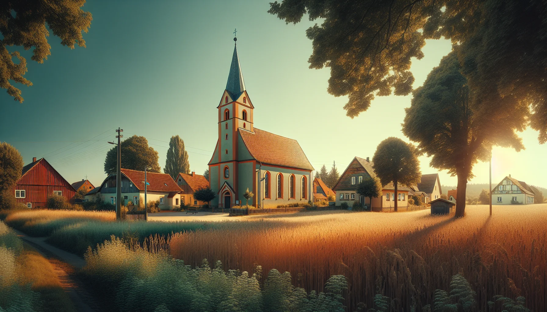 Stadtbild von Wollin