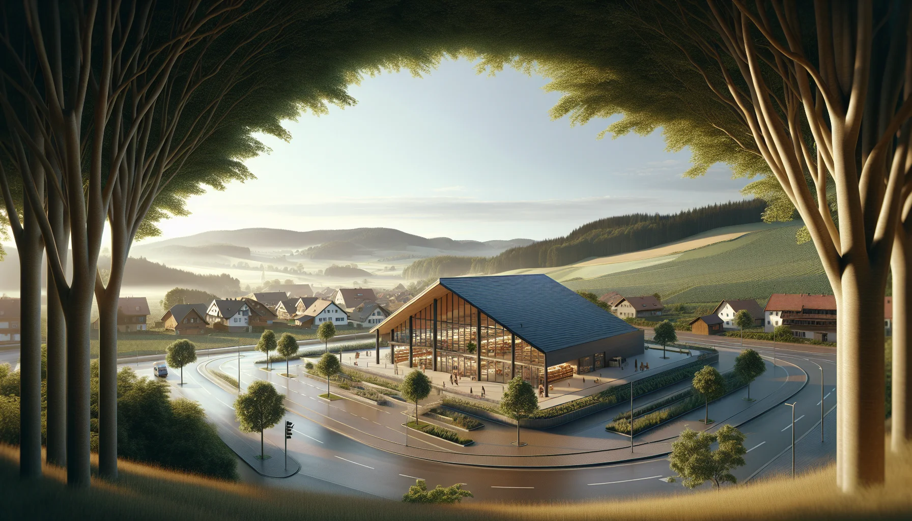 Stadtbild von Wolpertshausen