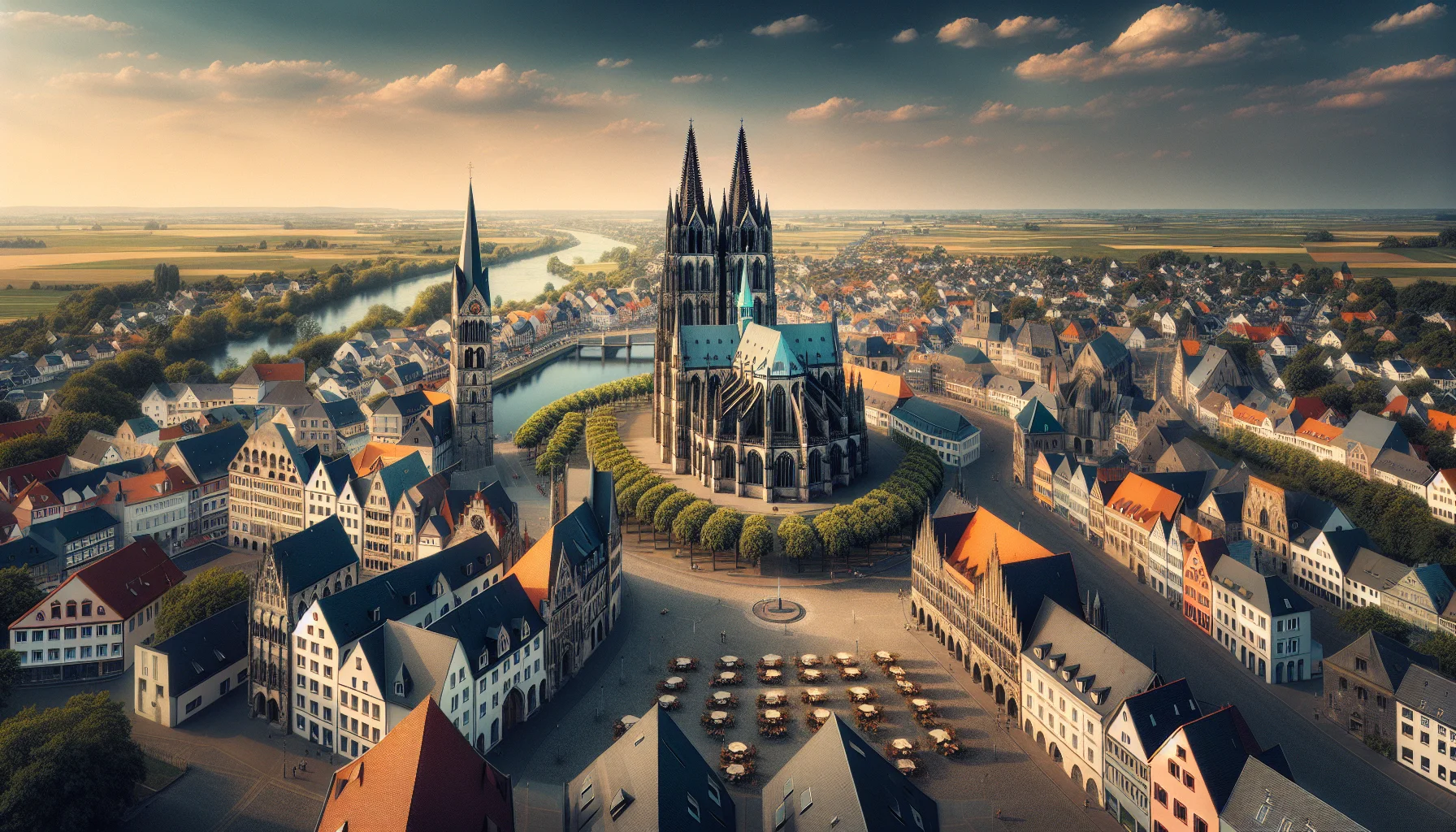 Stadtbild von Xanten