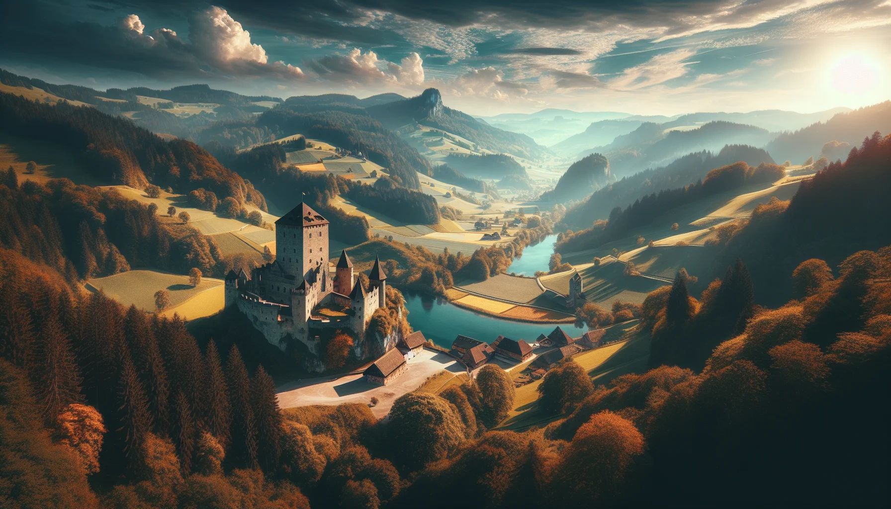 Stadtbild von Zimmern