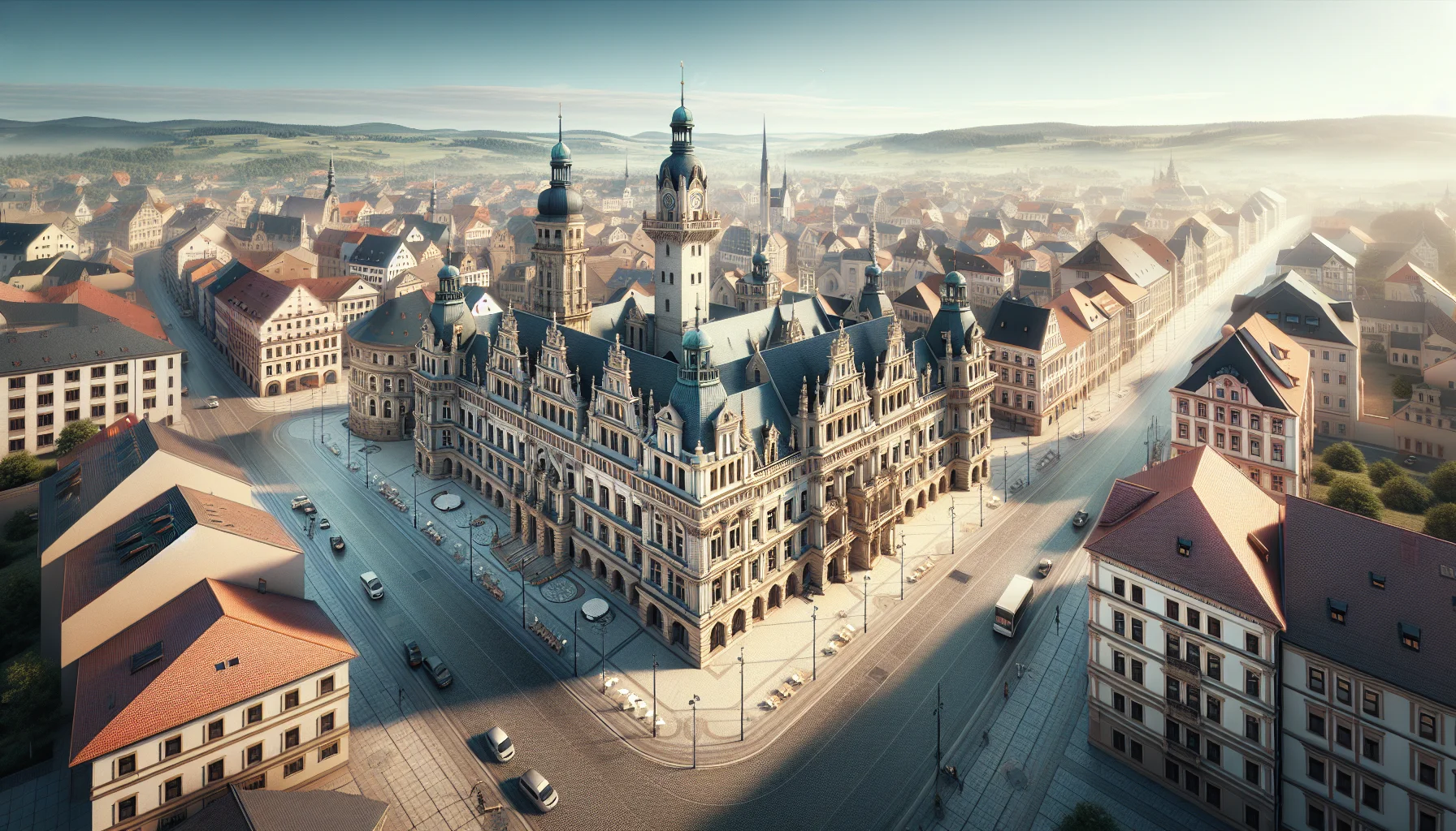 Stadtbild von Zittau