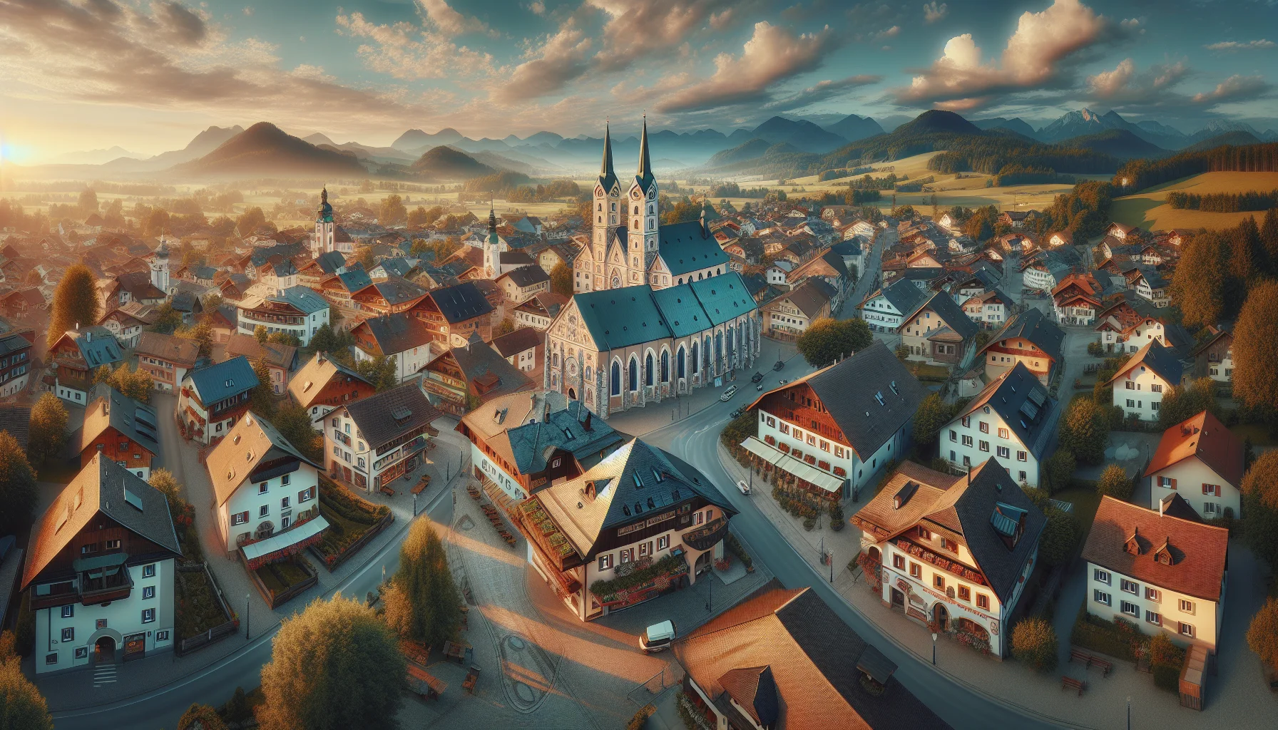 Stadtbild von Zorneding