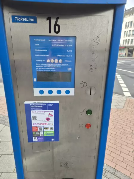 Parkautomat - Limitenstraße 55, Mönchengladbach